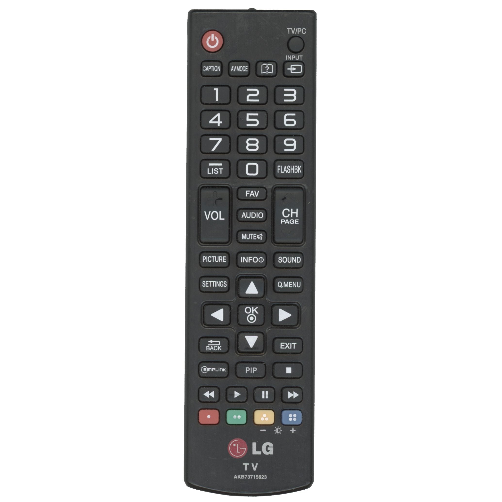 LG AKB73715623 TV Remote Control