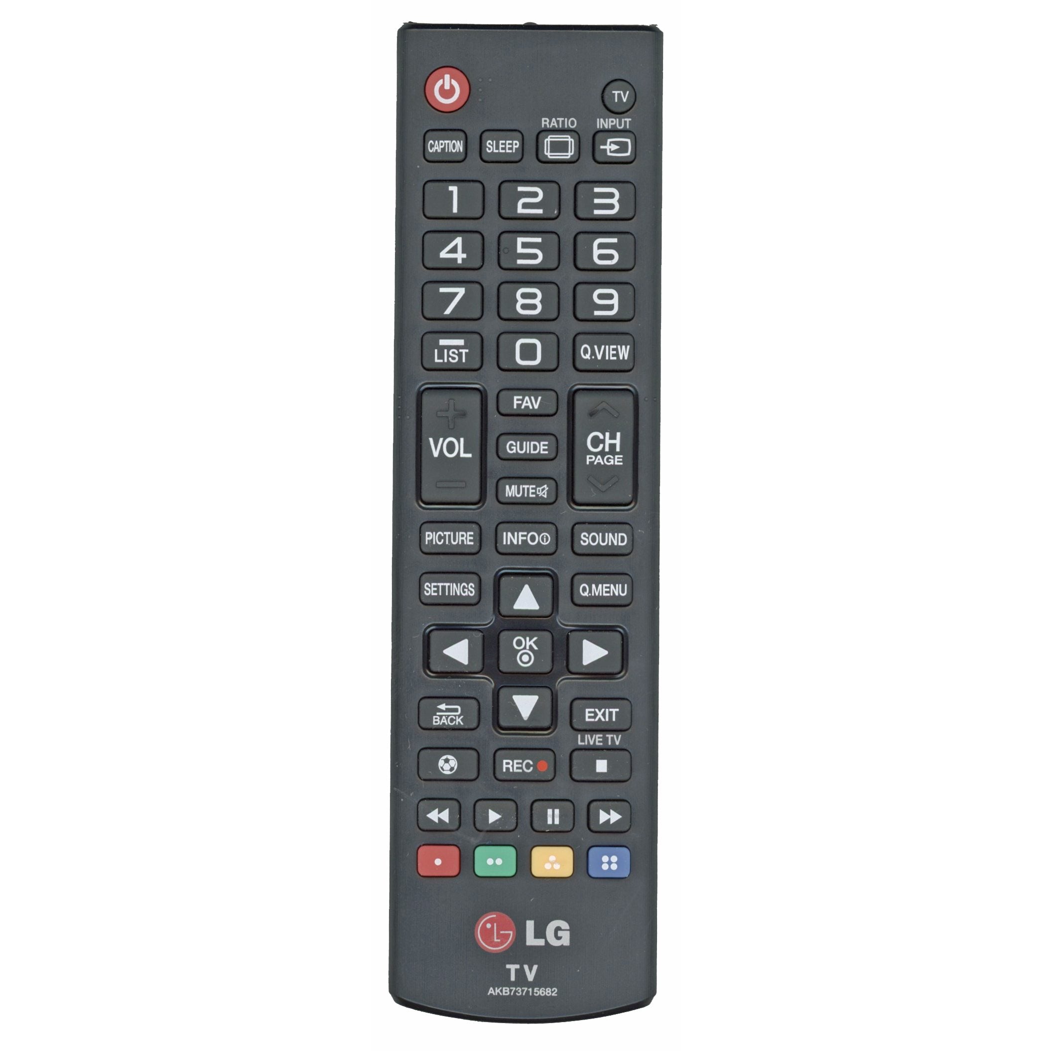 Control remoto para televisor LG AKB73715682