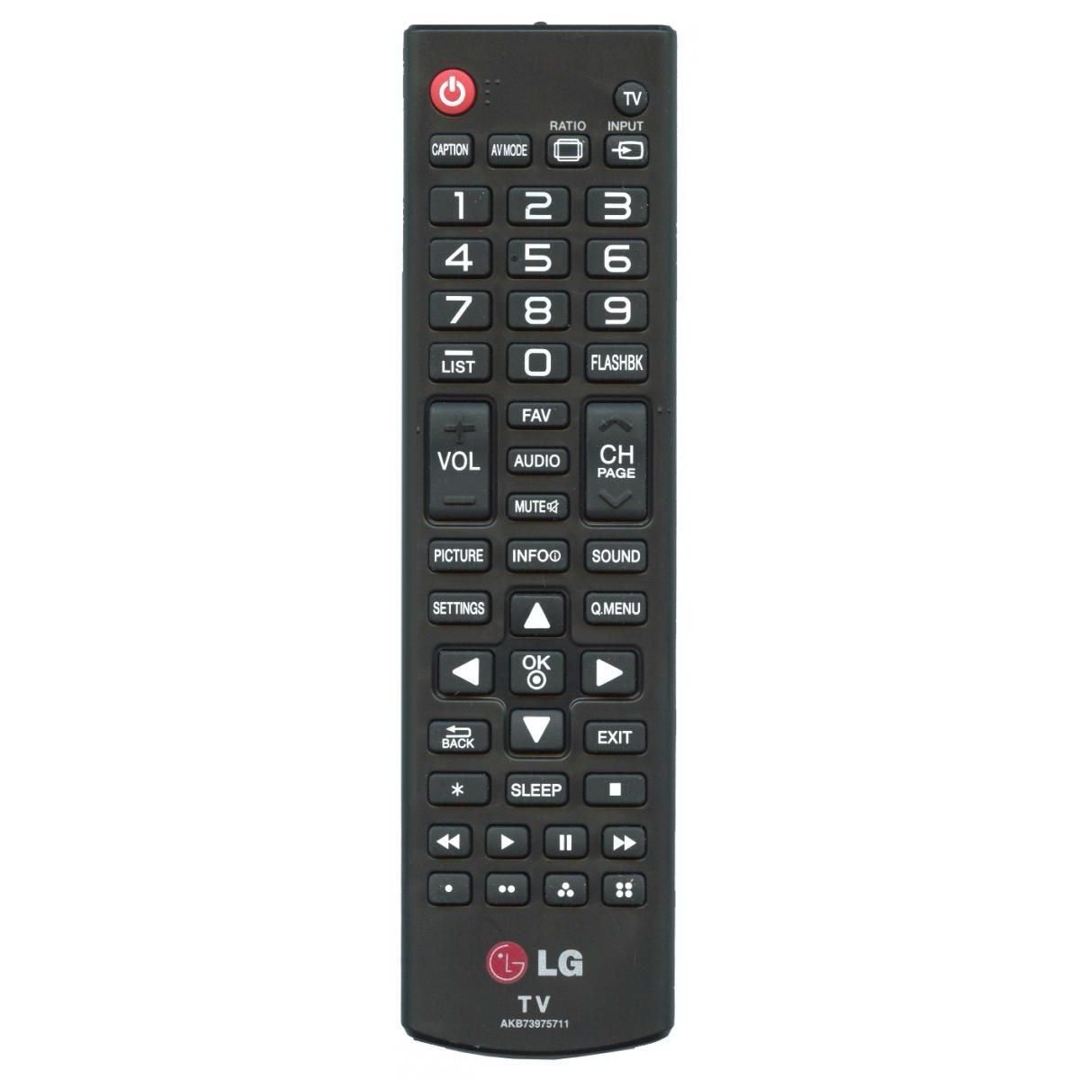 Télécommande pour téléviseur LG AKB73975711 (AGF76631012, COV32807701)