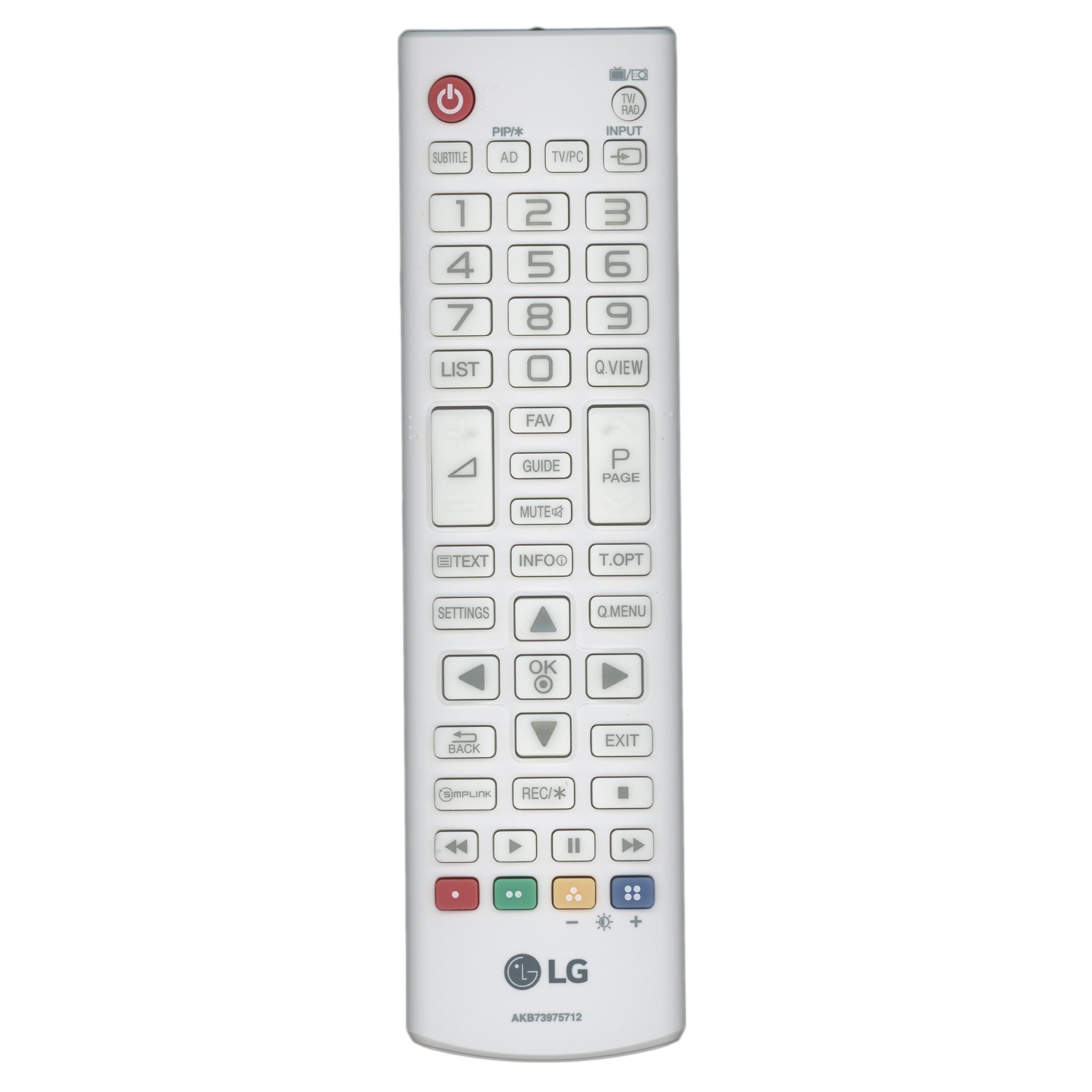 Télécommande pour téléviseur LG AKB73975712