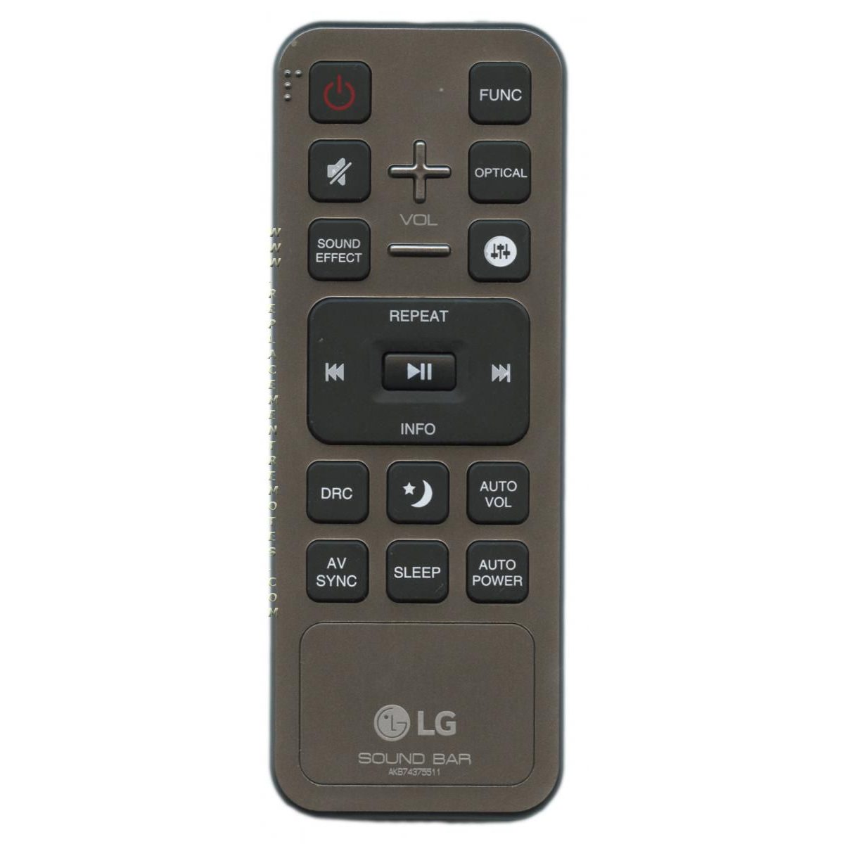 Control remoto de audio LG AKB74375511