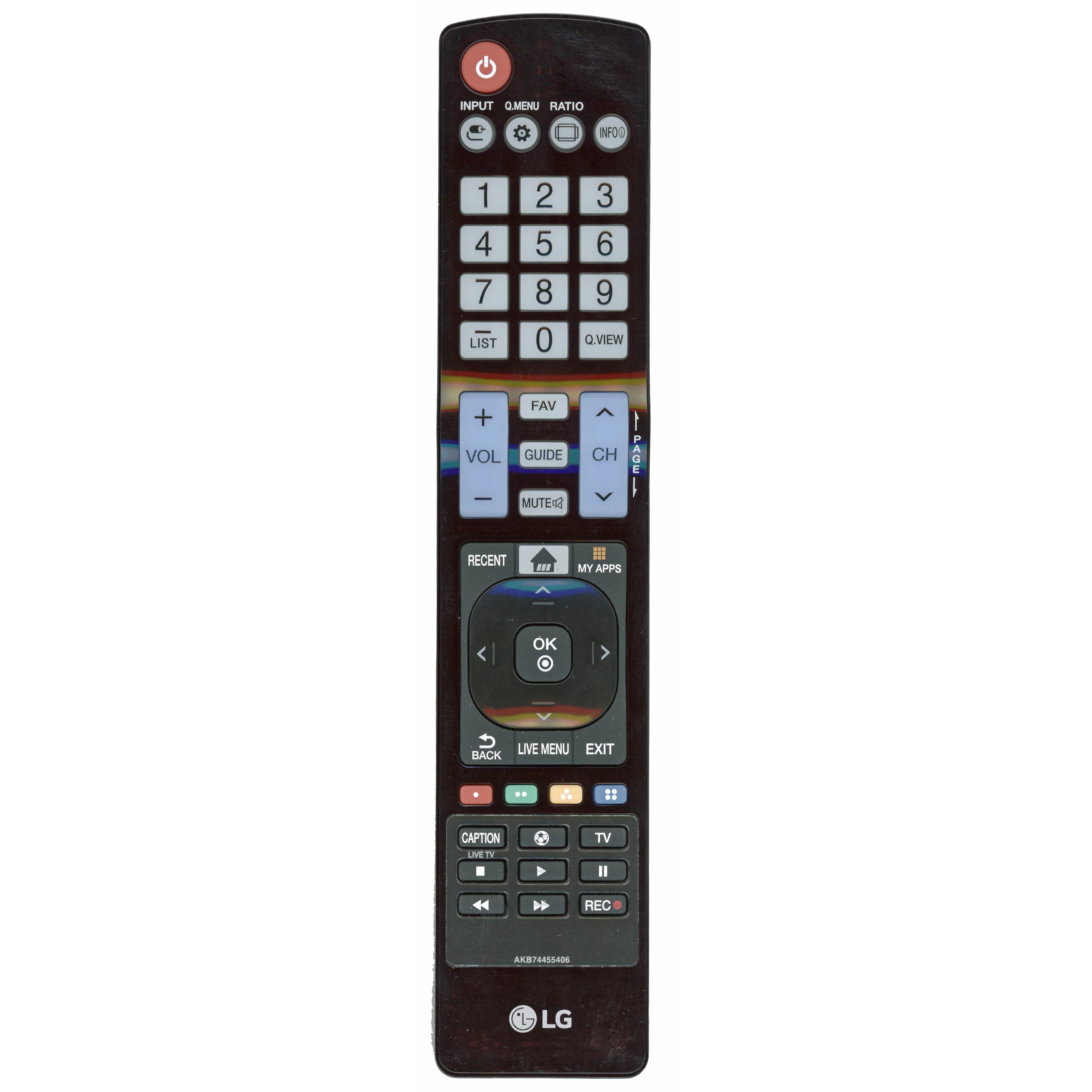 Télécommande pour téléviseur LG AKB74455406