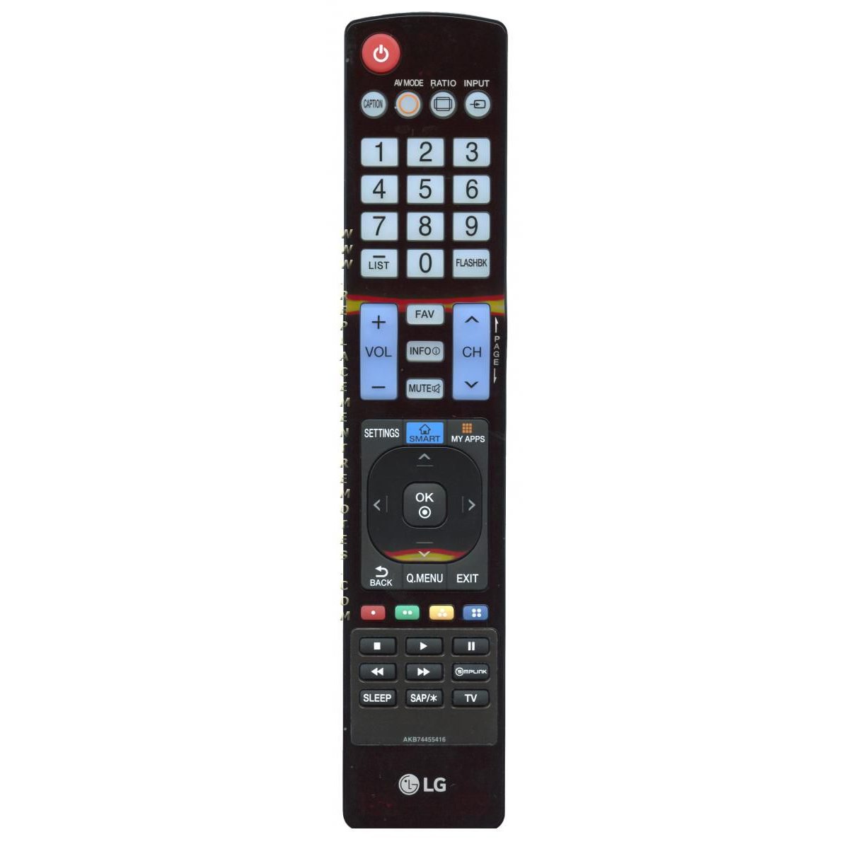 LG AKB74455416 TV Remote Control