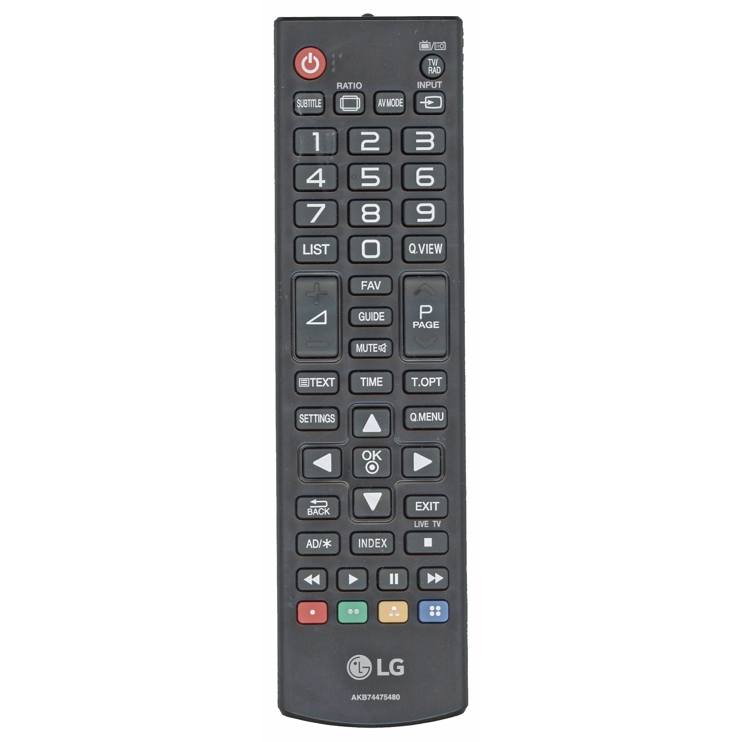 Control remoto para televisor LG AKB74475480