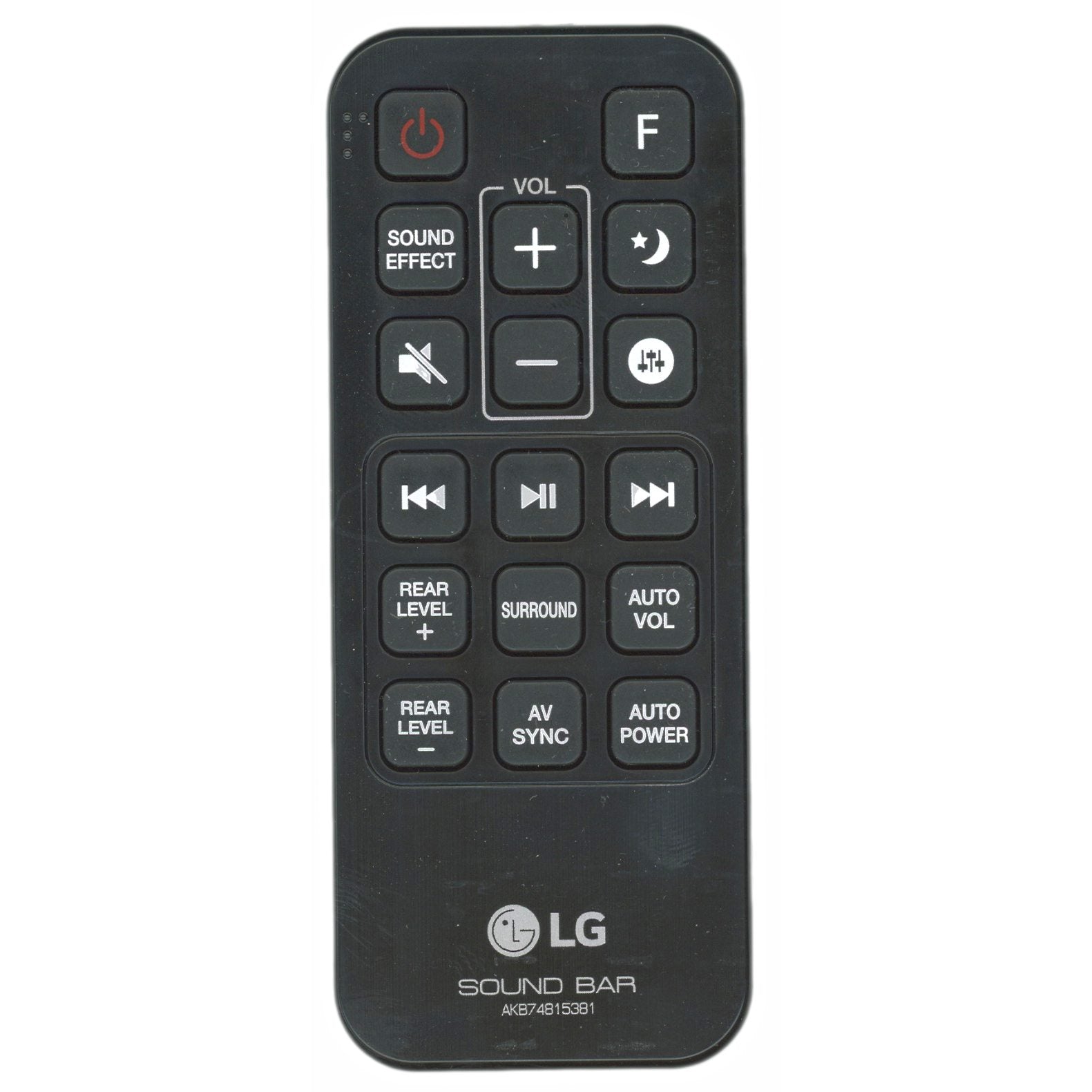 Control remoto para barra de sonido LG AKB74815381
