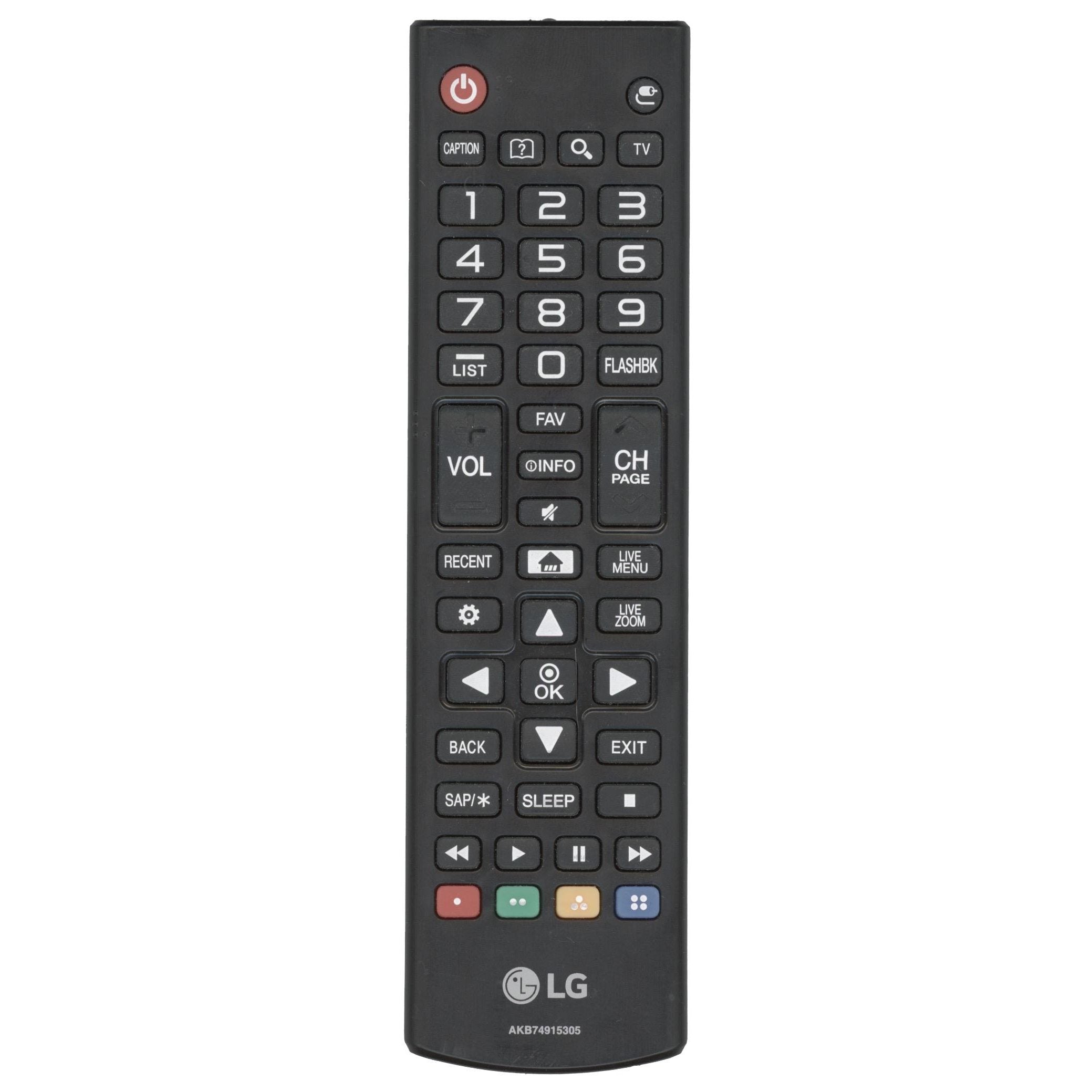 Control remoto para televisor LG AKB74915305