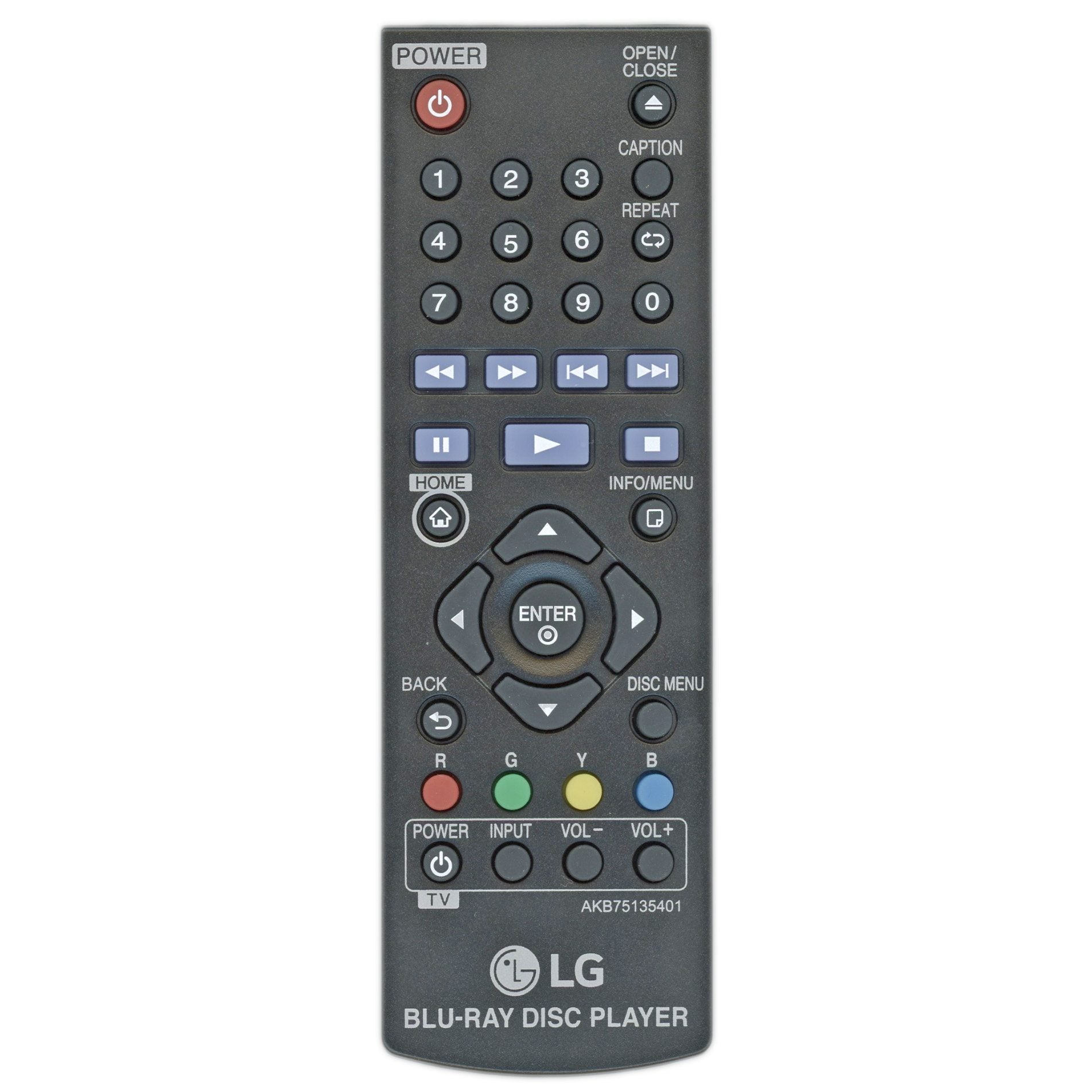 LG AKB75135401 Blu-ray Home Theater Remote Control