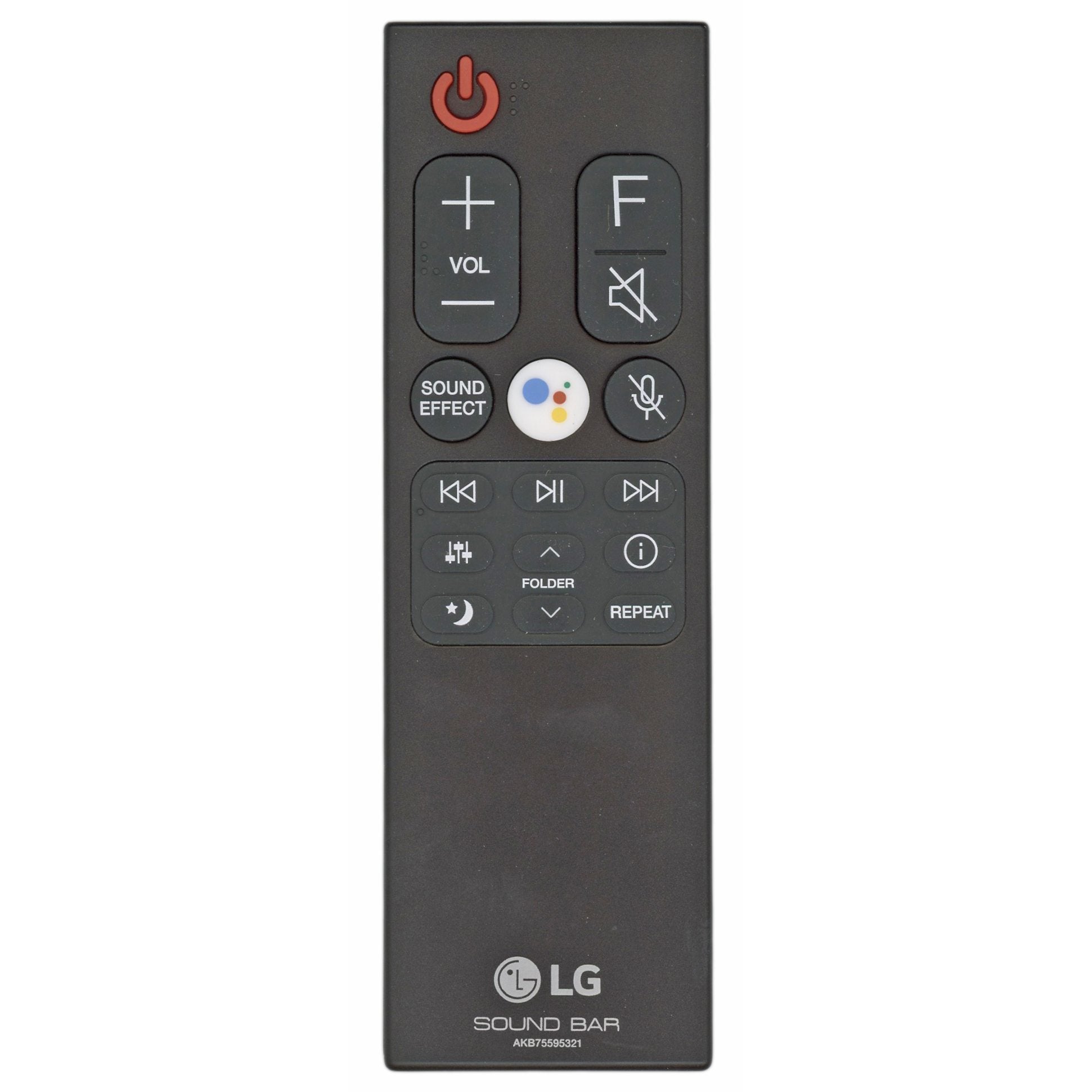 LG AKB75595321 Sound Bar Remote Control - AKB75595321