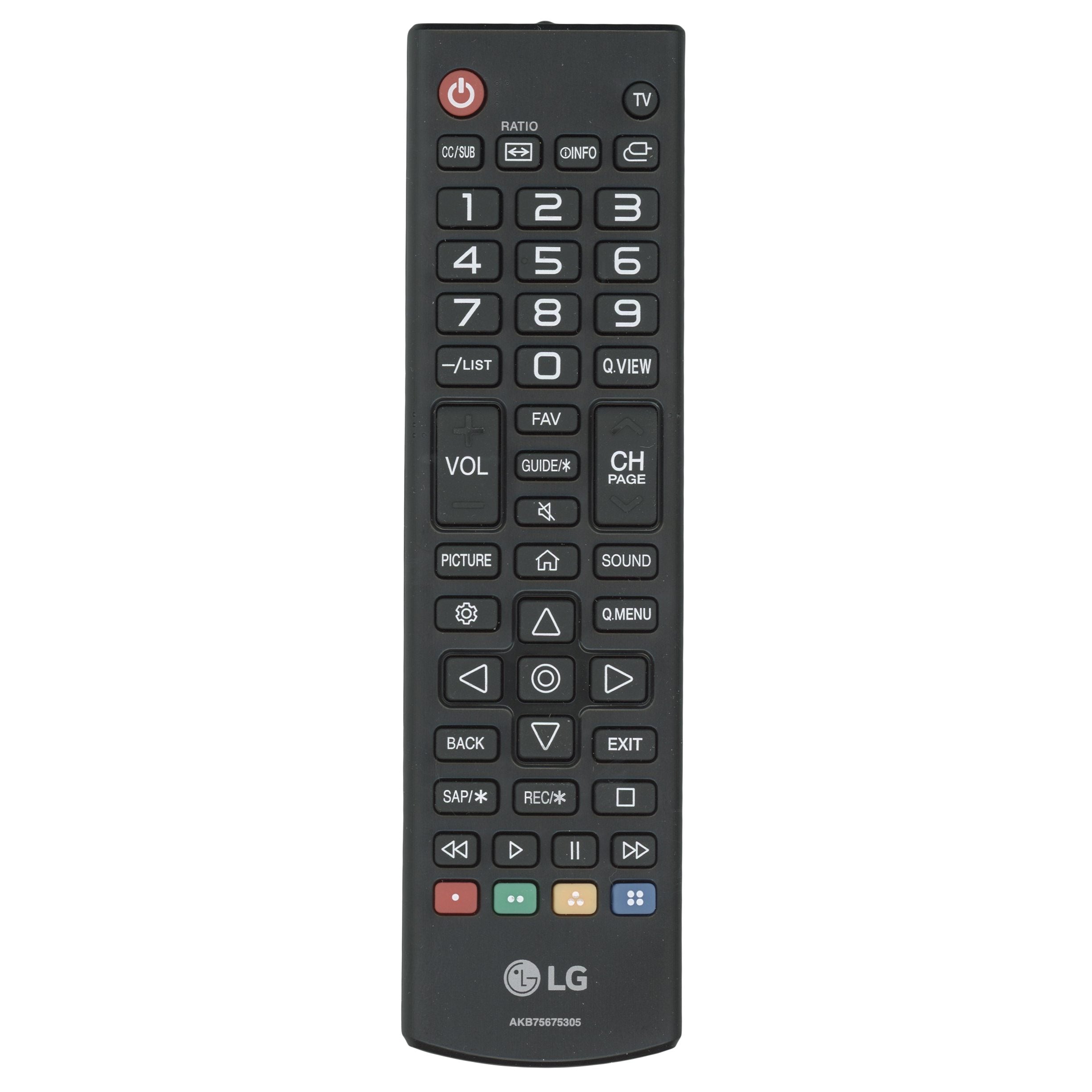Control remoto para televisor LG AKB75675305