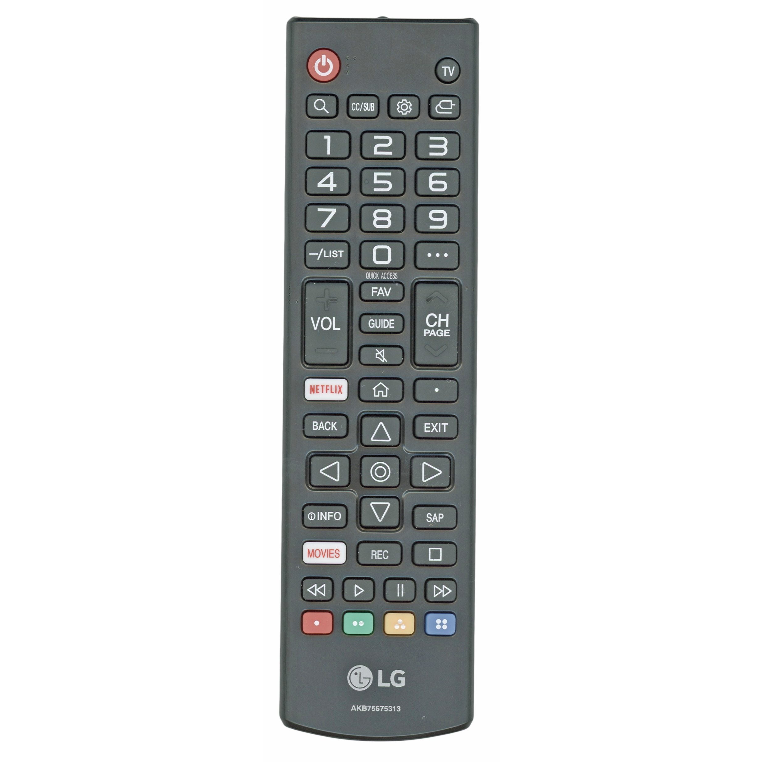 Télécommande pour téléviseur LG AKB75675313