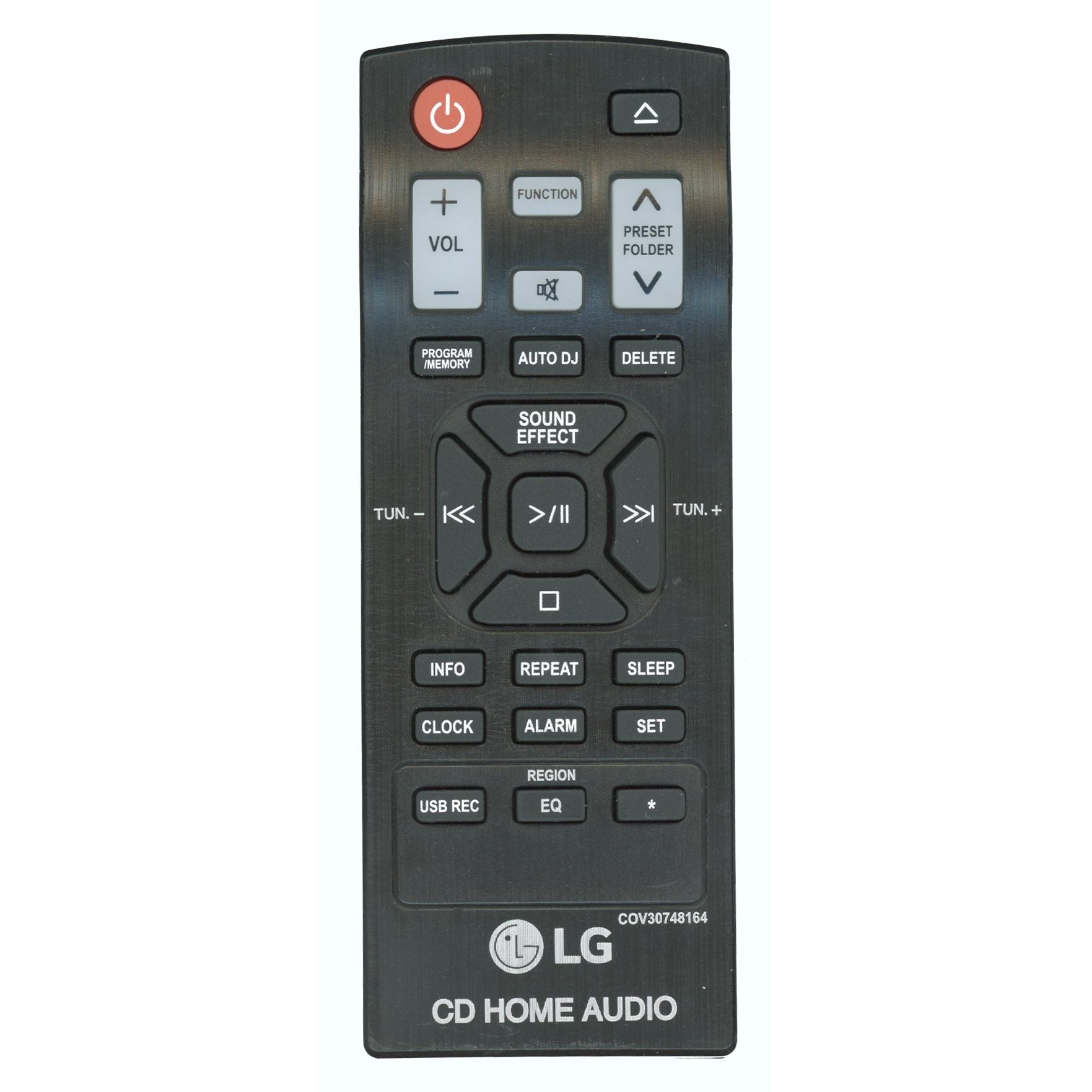 LG COV30748164 CD Home Audio Remote Control - COV30748164