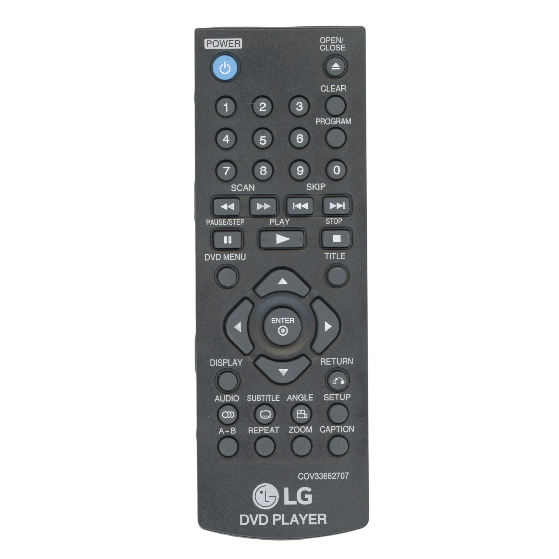 Télécommande DVD LG COV33662707
