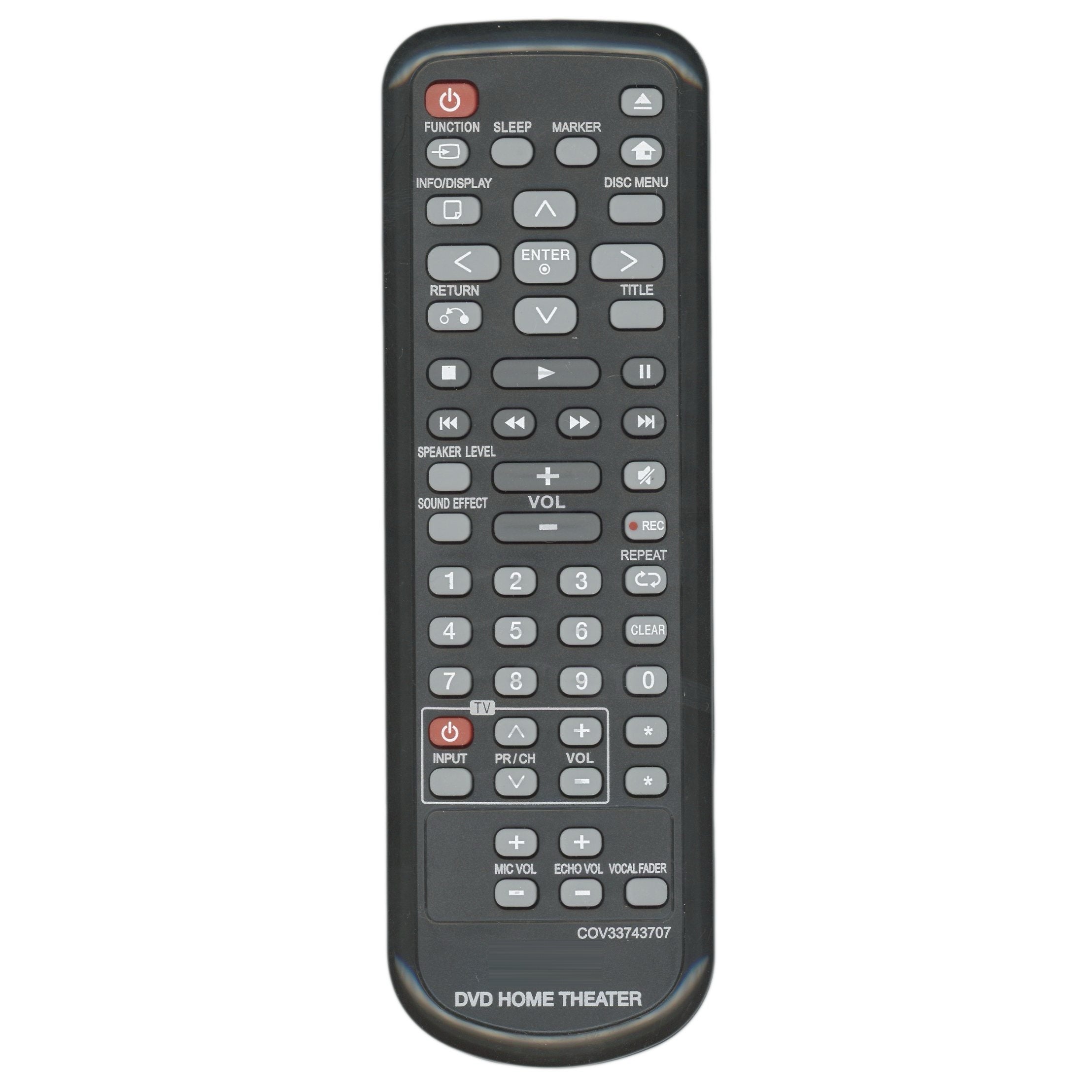 LG COV337343707 DVD Home Theater Remote Control