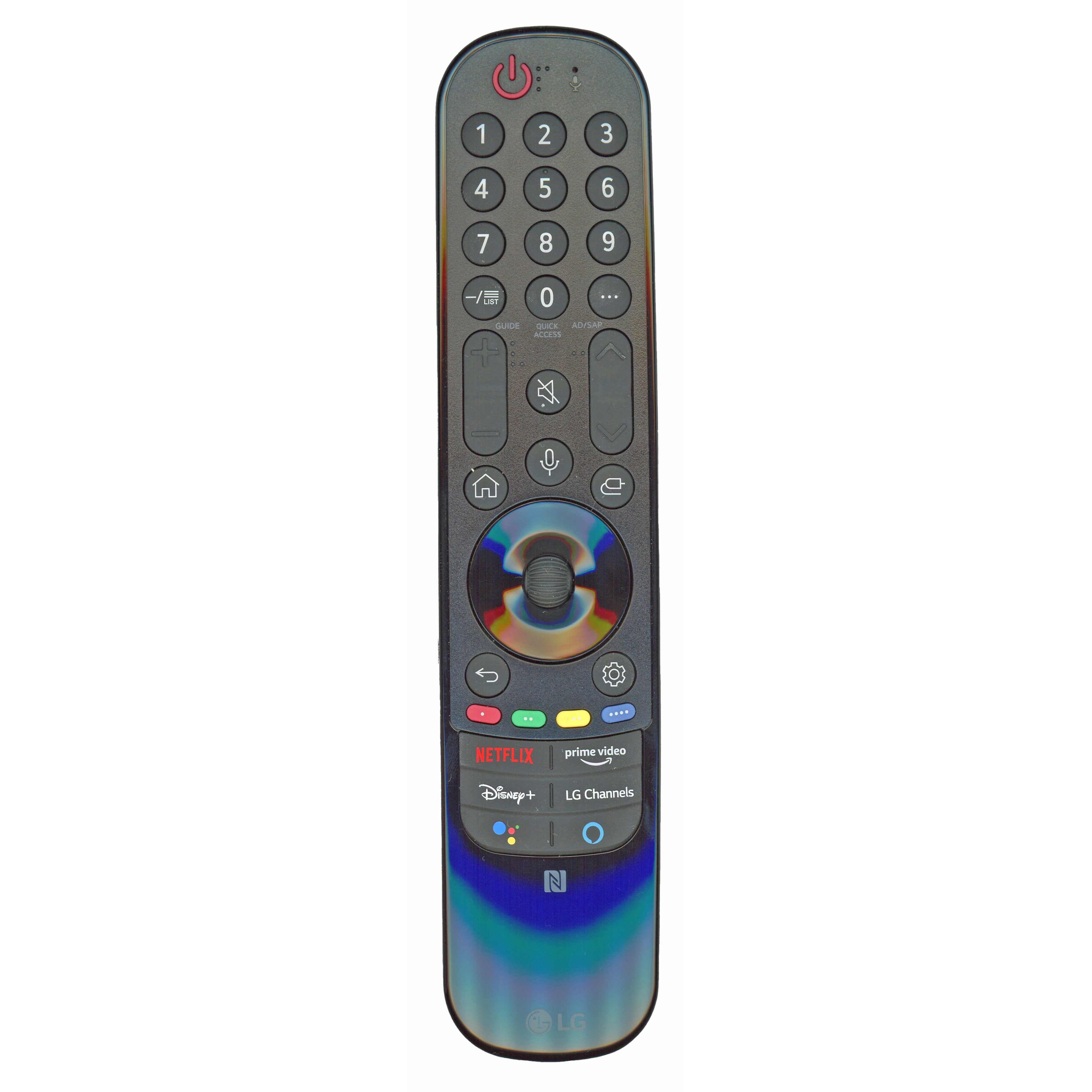 LG MR21GC Magic TV Remote Control | NFC | Voice | Netflix | Prime Video | Disney+ | Lg Channels | Google Voice | Alexa- AKB76036502
