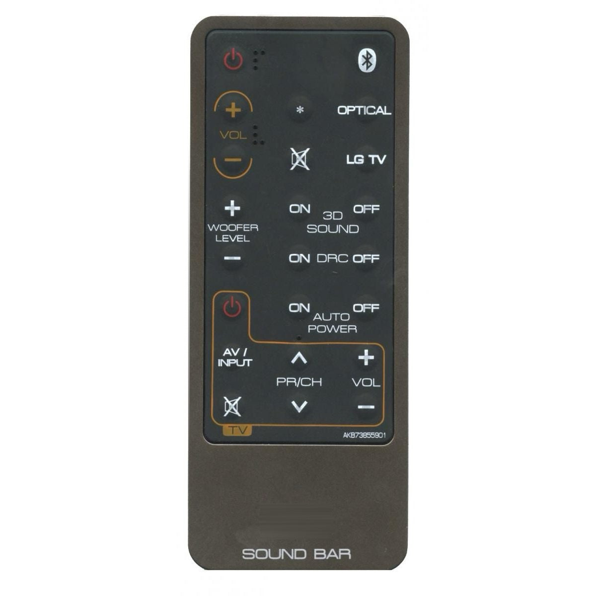 LG AKB73855901 Sound Bar Remote Control