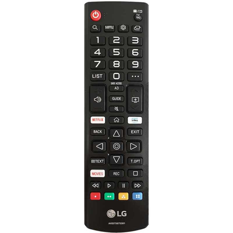 Télécommande pour téléviseur LG AKB75675301 (UE)