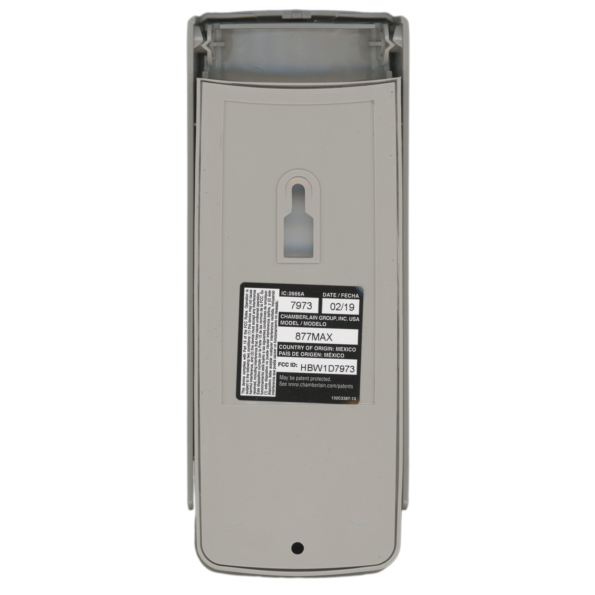 Télécommande d'ouvre-porte de garage à clavier sans fil LiftMaster 877MAX