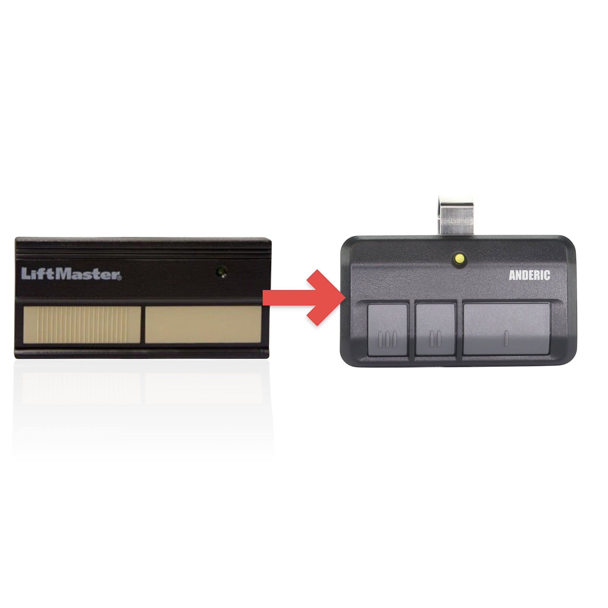 Télécommande d'ouvre-porte de garage LiftMaster 82LM à 2 boutons, 390 MHz
