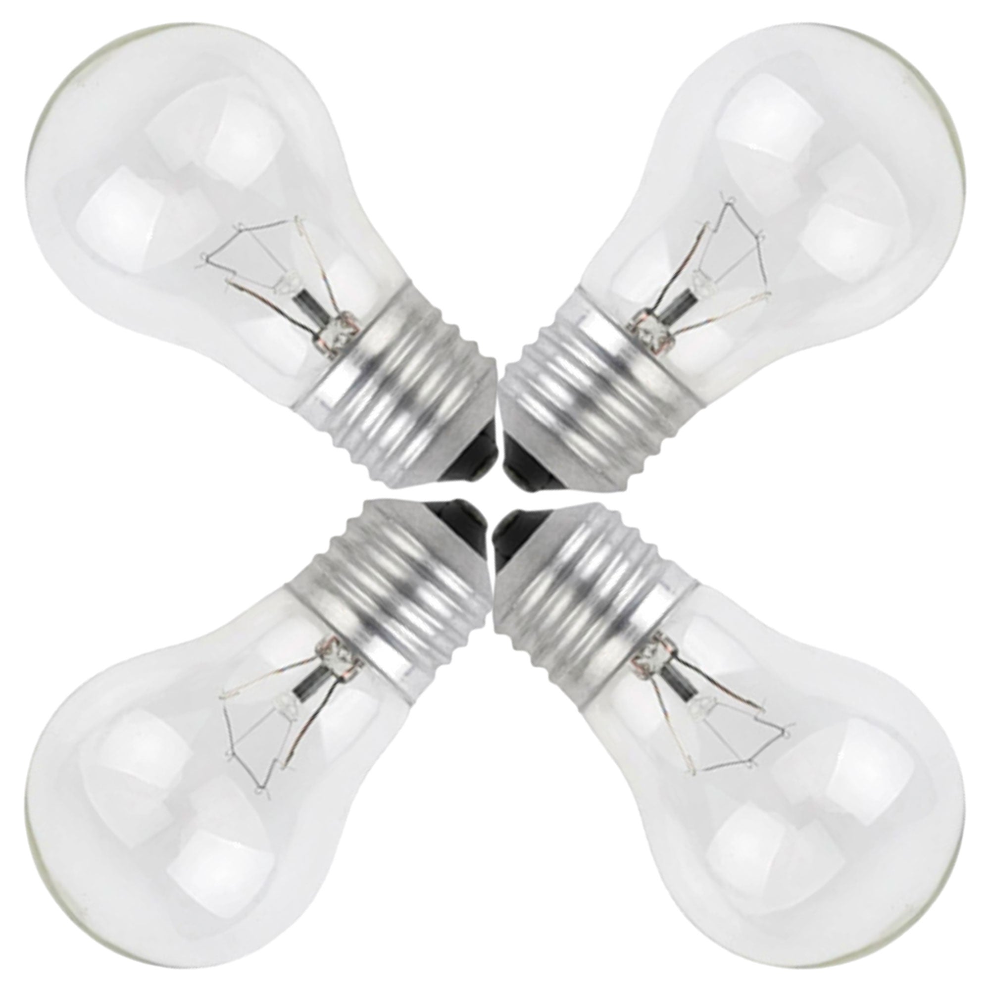 Anderic 60W E26 Incandescent Dimmable Light Bulb - 3000K Soft White, E26 Medium Base, 110-130V - 4-Pack