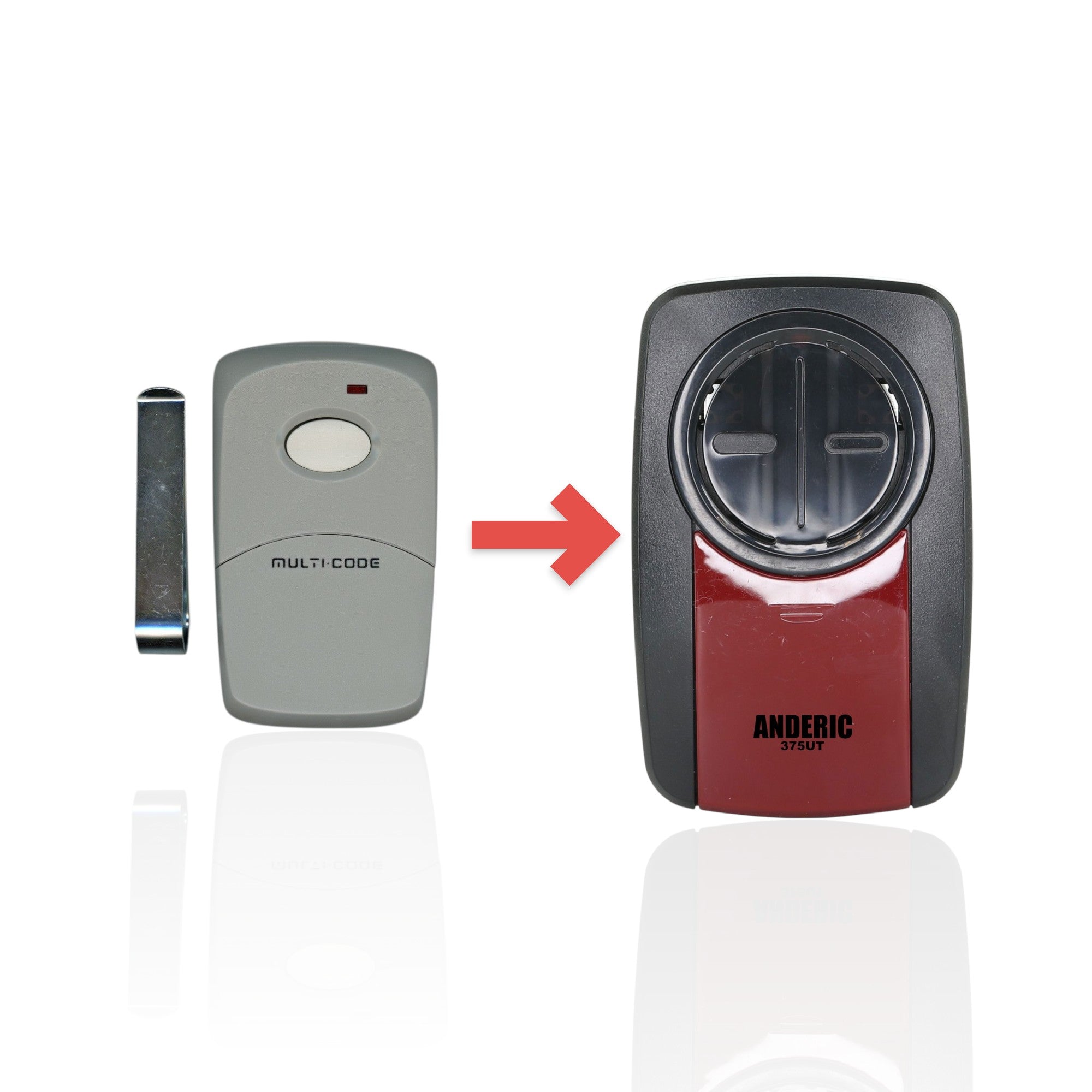 Télécommande d'ouvre-porte de garage multicode Linear 3089 1 bouton 300 MHz