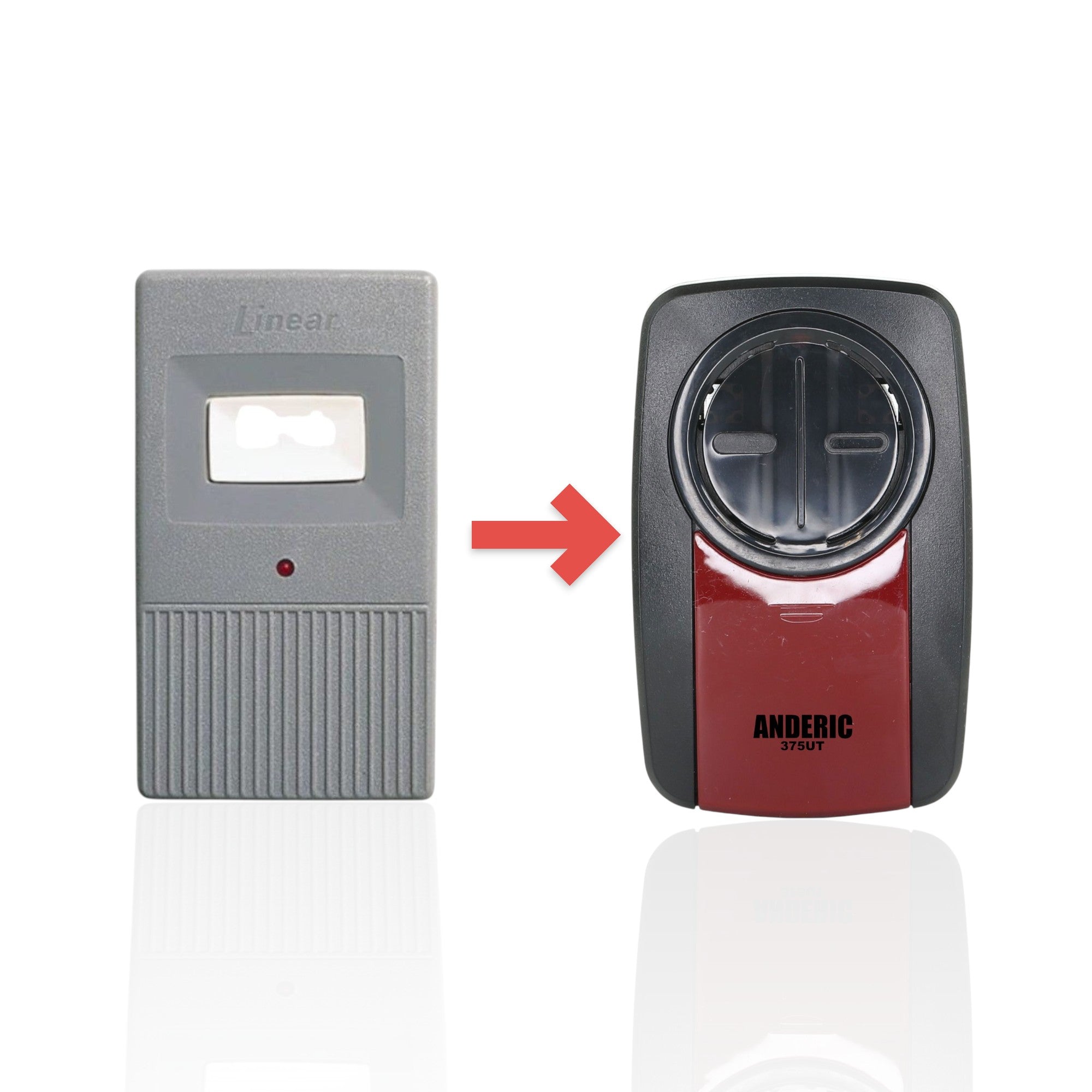 Télécommande d'ouverture de porte de garage Linear MCT1 MegaCode 318 MHz