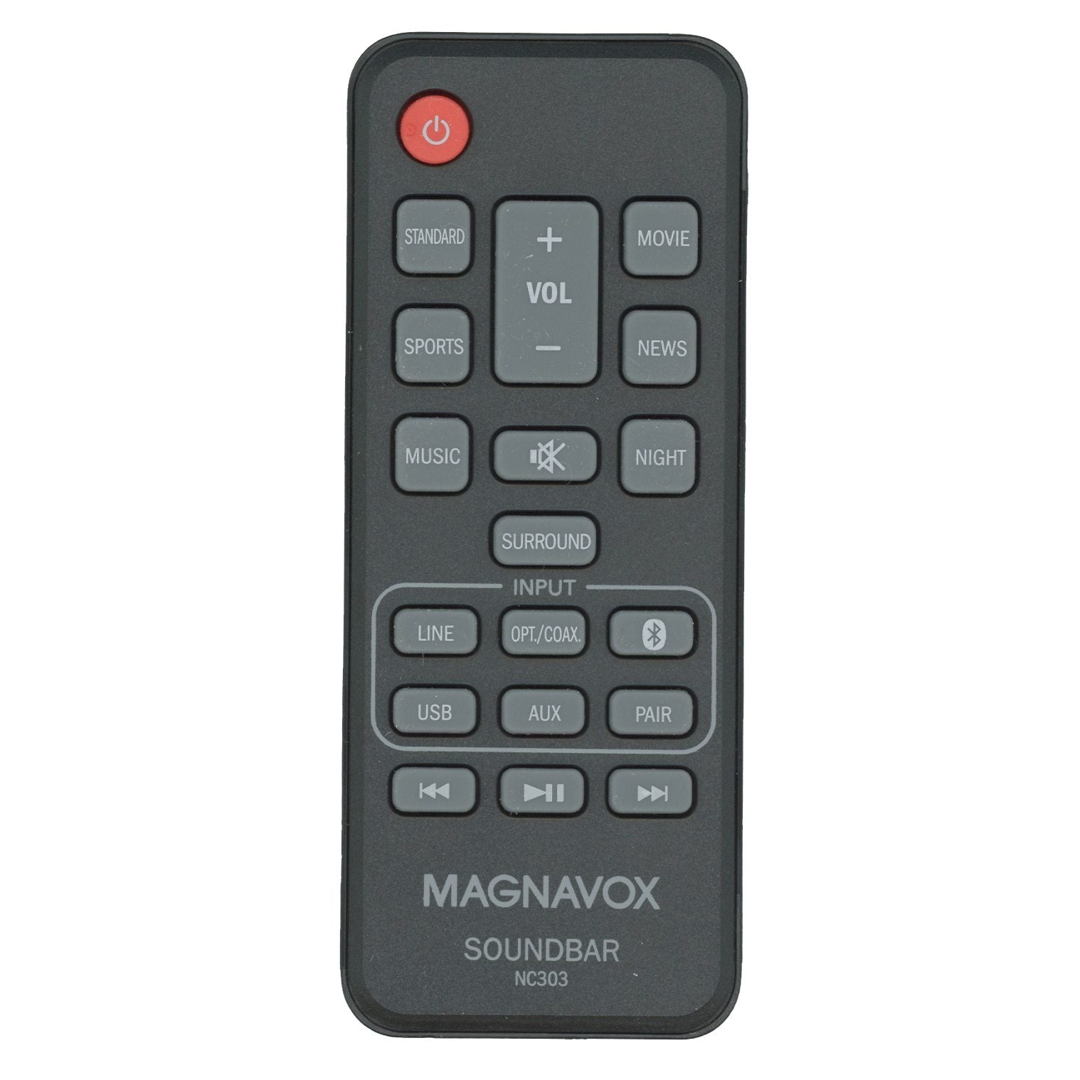 Télécommande pour barre de son Magnavox NC303 - NC303UH