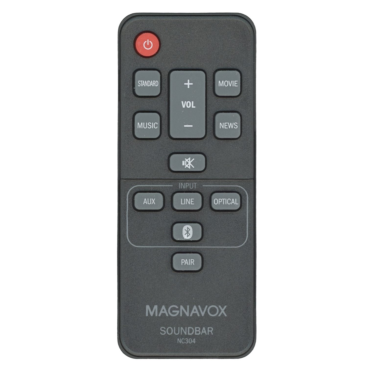 Télécommande pour barre de son Magnavox NC304