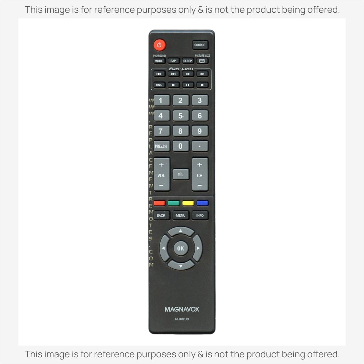 Control remoto de TV Magnavox NH402UD - NH402UD