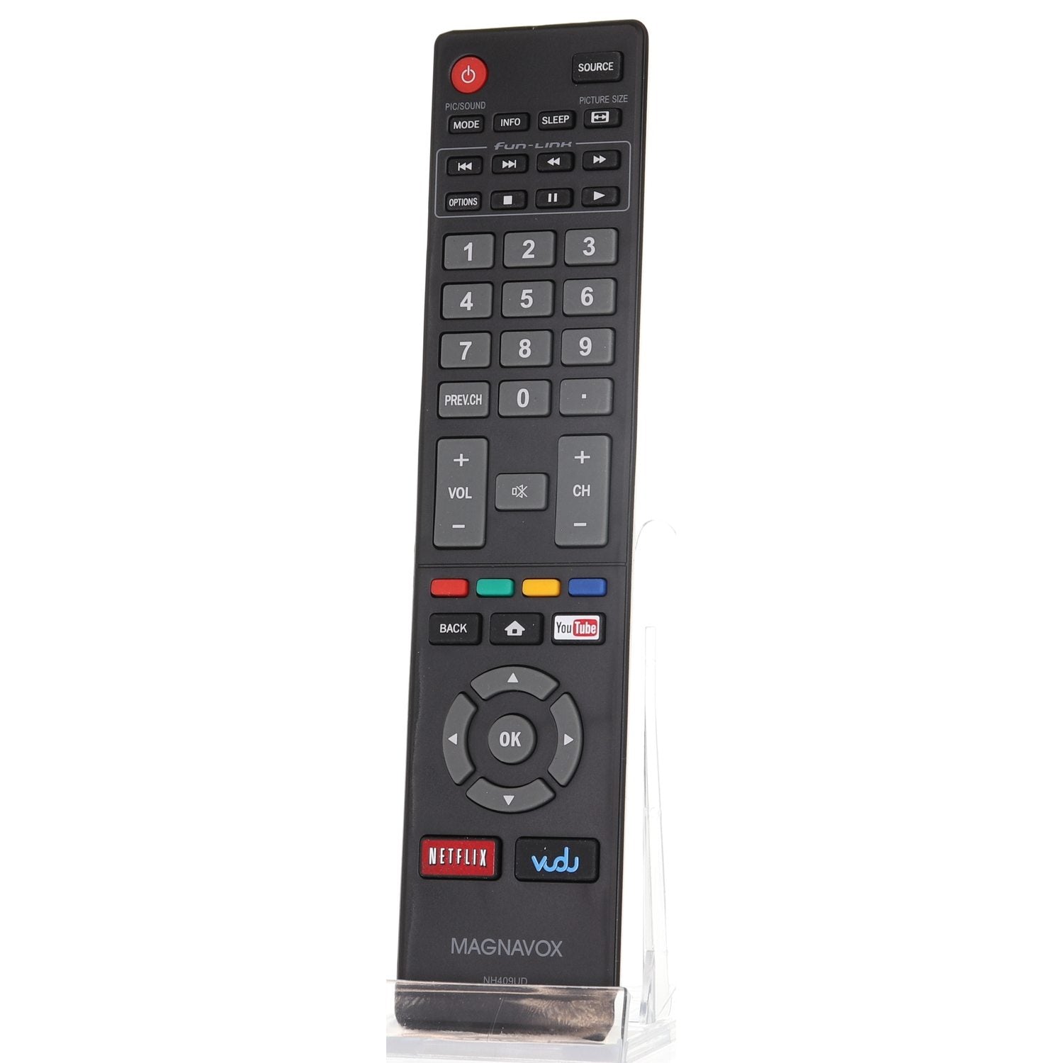 Magnavox NH409UD Smart TV Remote Control | Netflix | Vudu - NH409UD