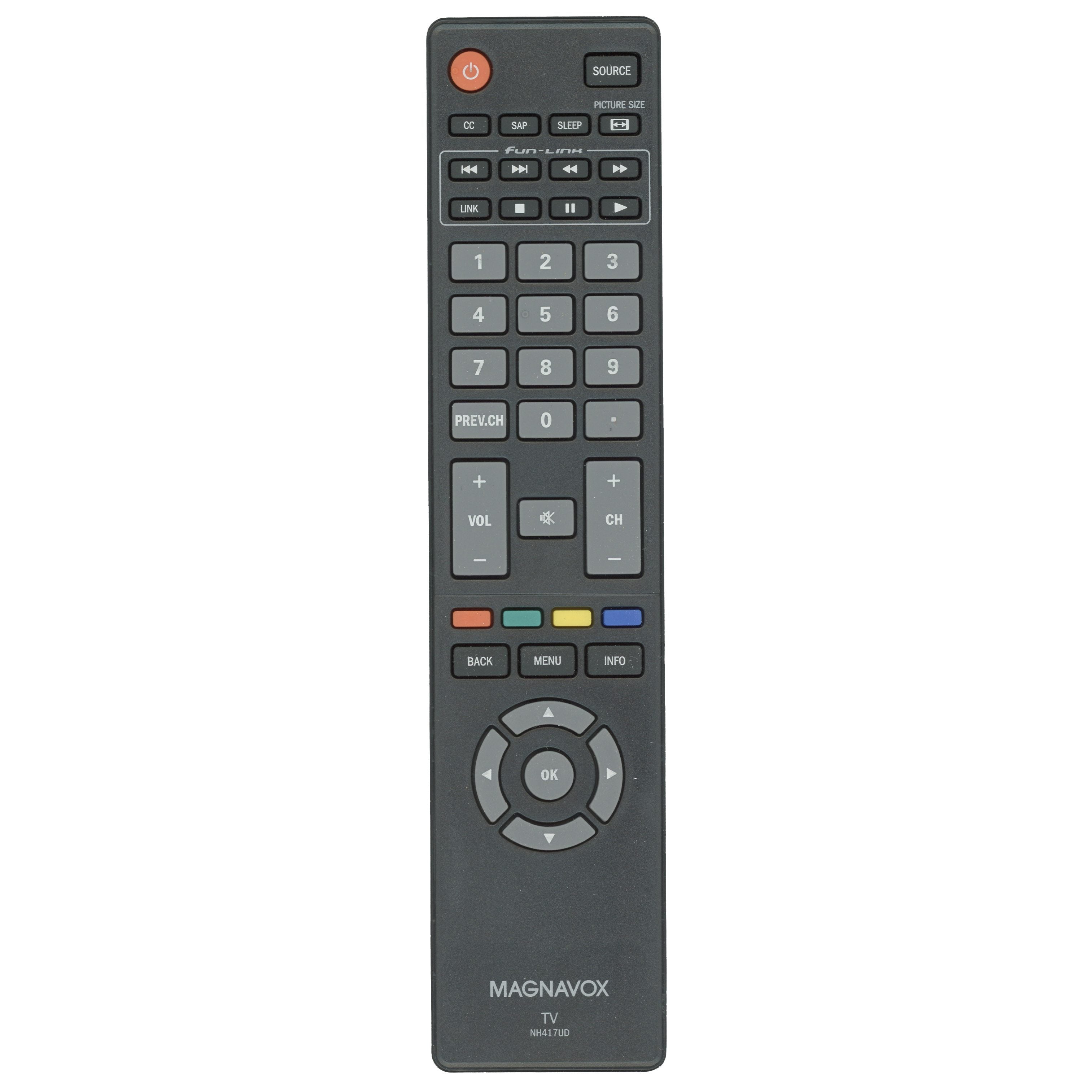 Magnavox NH418UP TV Remote Control - NH418UP