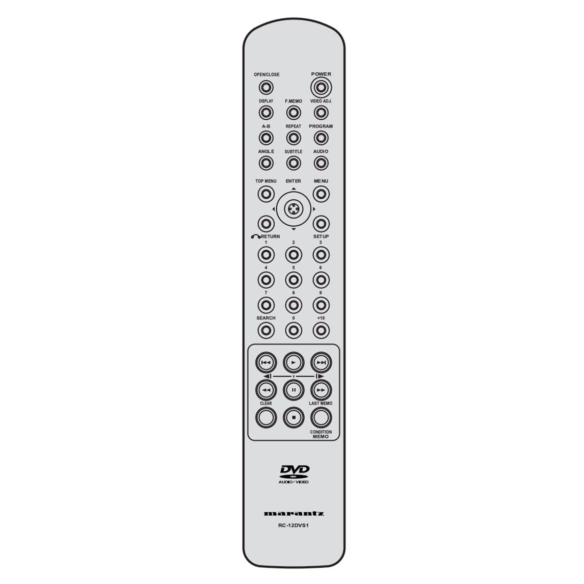 Télécommande DVD Marantz RC12DVS1