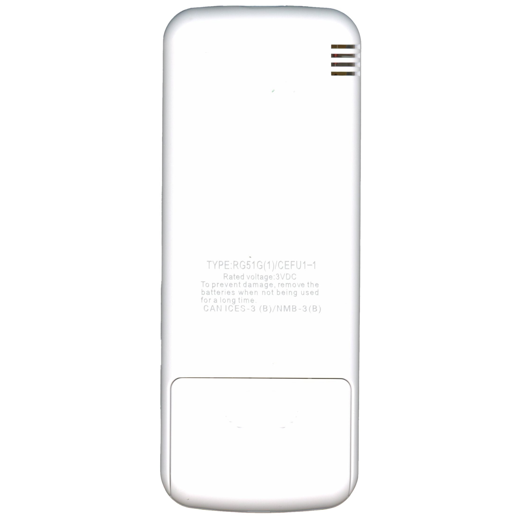 Midea RG51G910/CEFU1-1 Air Conditioner Remote Control | ComfortSense Smart Window AC | Thermostatic LCD Display - 17317000A59407