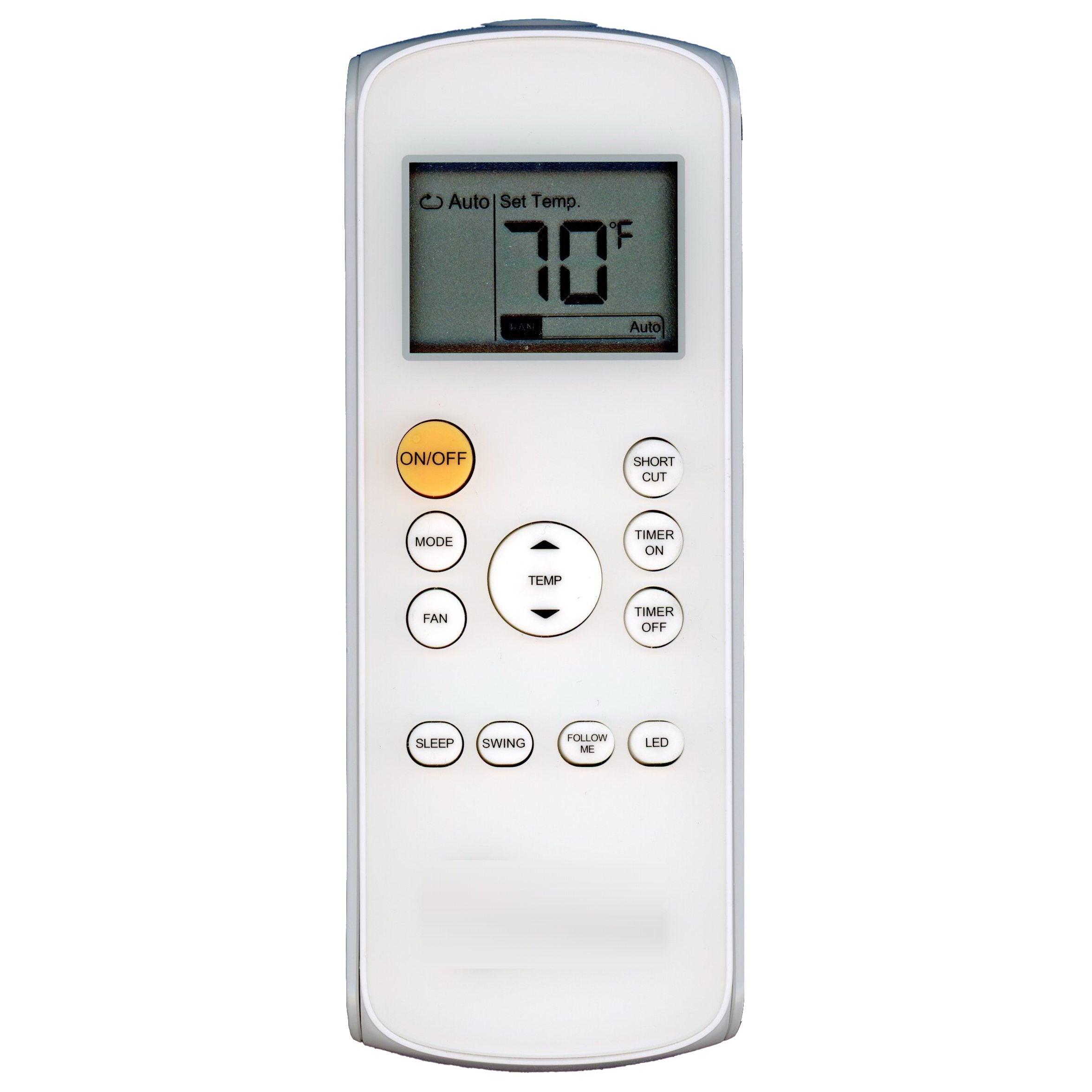 Midea Rg57a6/bgef Air Conditioner Remote Control