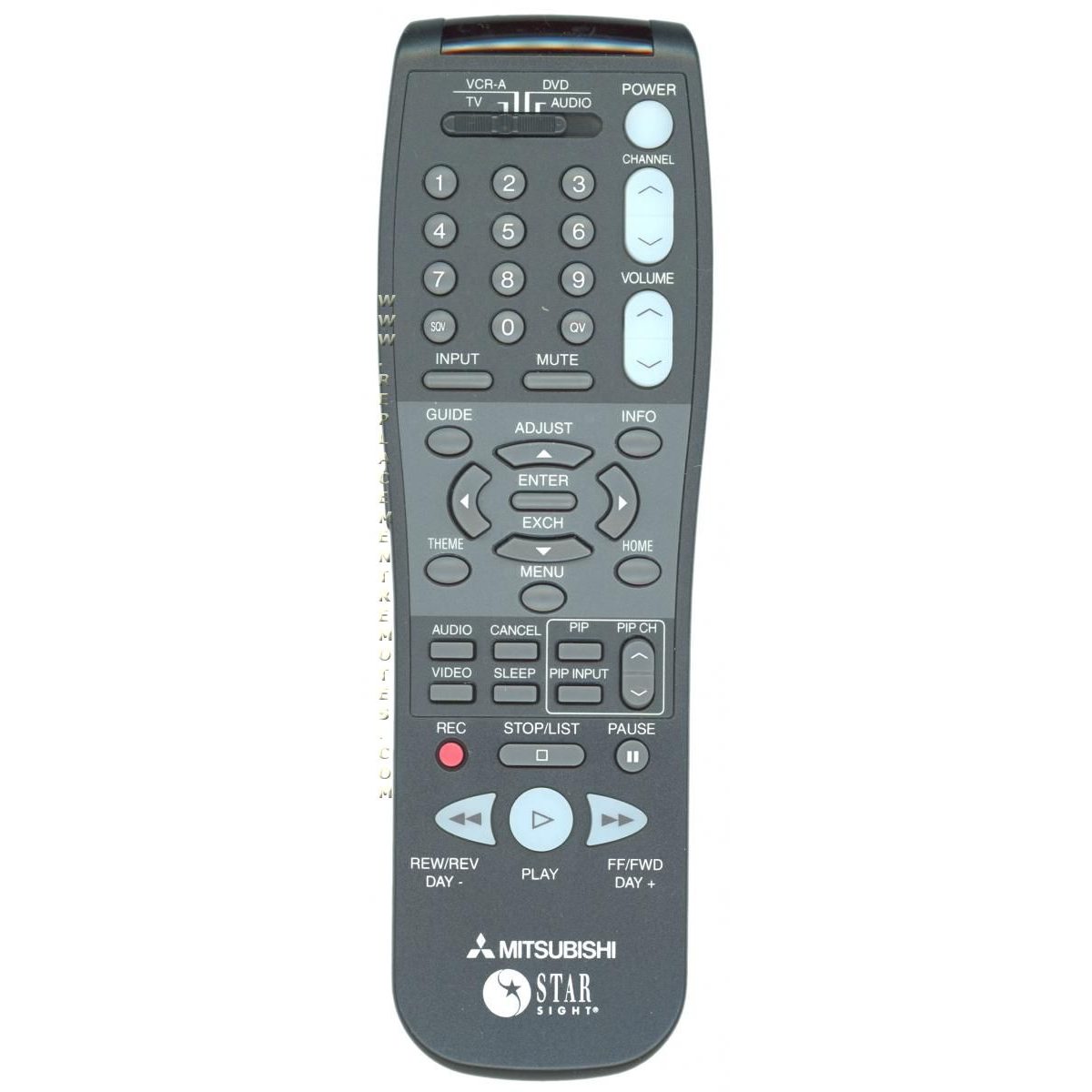Mitsubishi 290P080A60 TV Remote Control