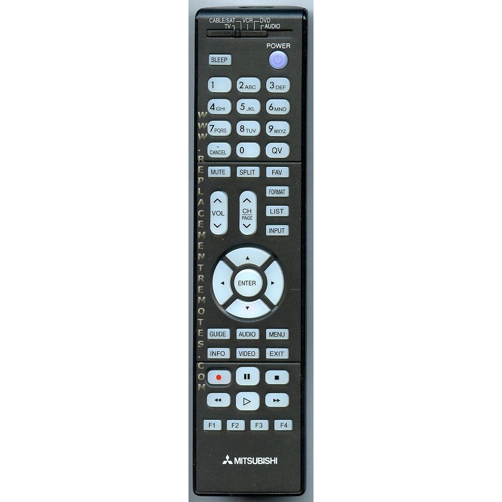 Control remoto para televisor Mitsubishi 290P137A40