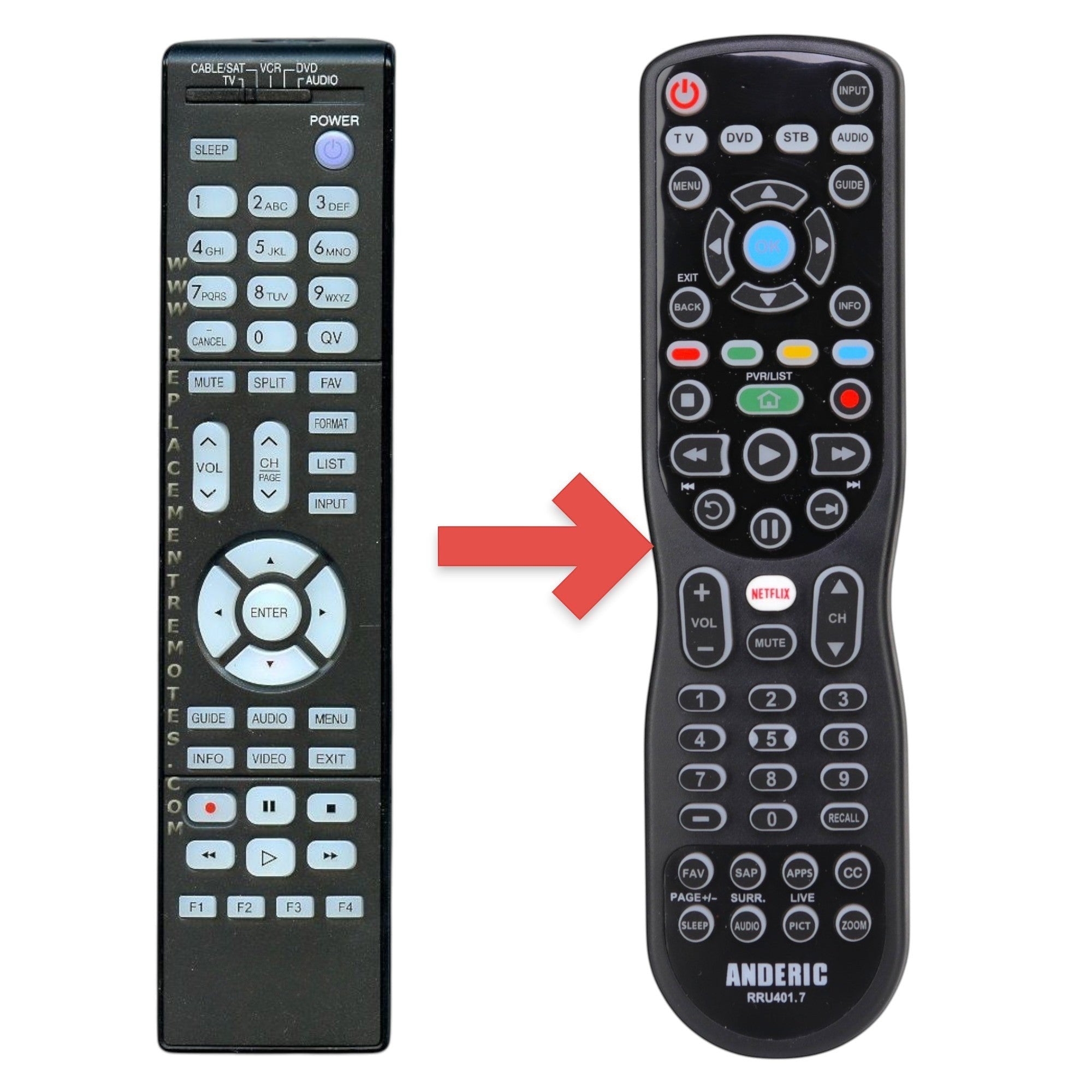 Control remoto para televisor Mitsubishi 290P137A40