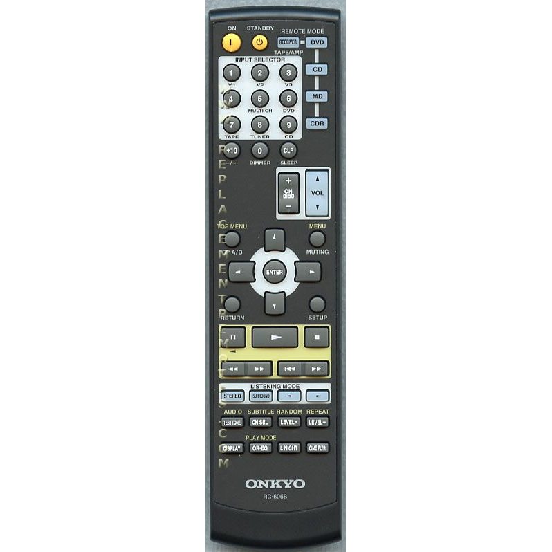 Onkyo RC606S Receiver Remote Control | RC-606S
