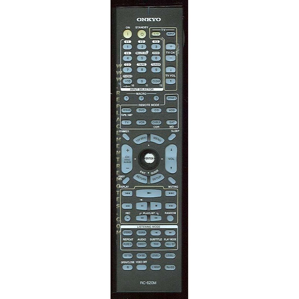 Onkyo RC620M Receiver Remote Control | RC-620M