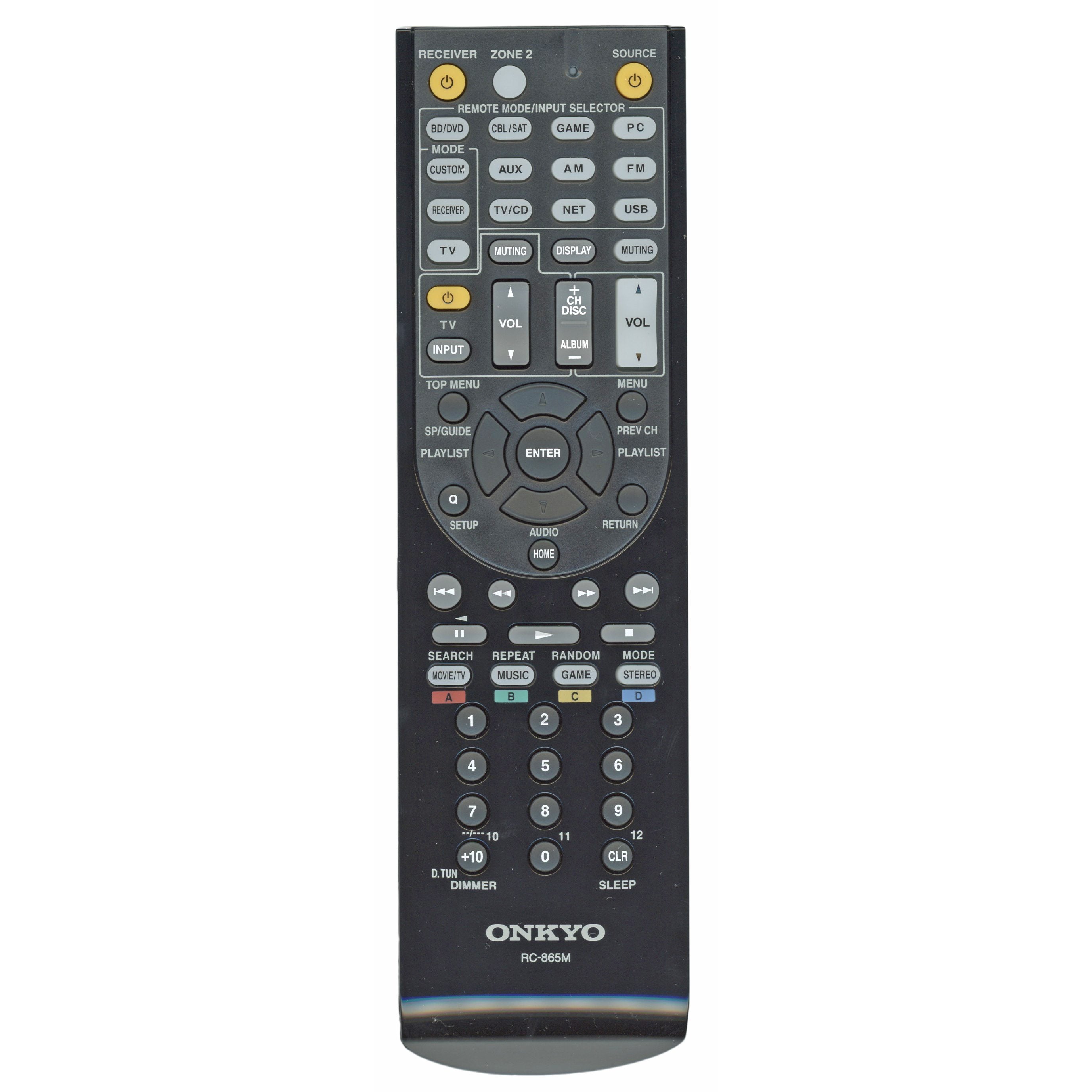 Onkyo Integra RC865M A/V Receiver Remote Control - 24140865 | RC-865M
