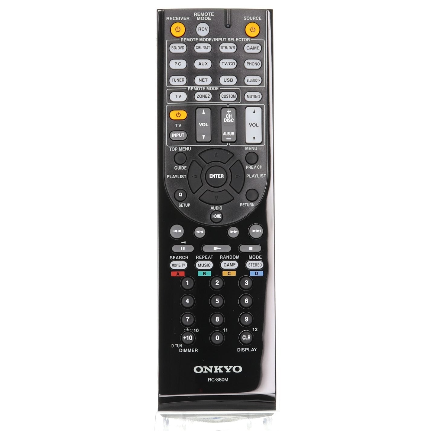 Télécommande du récepteur Onkyo RC880M