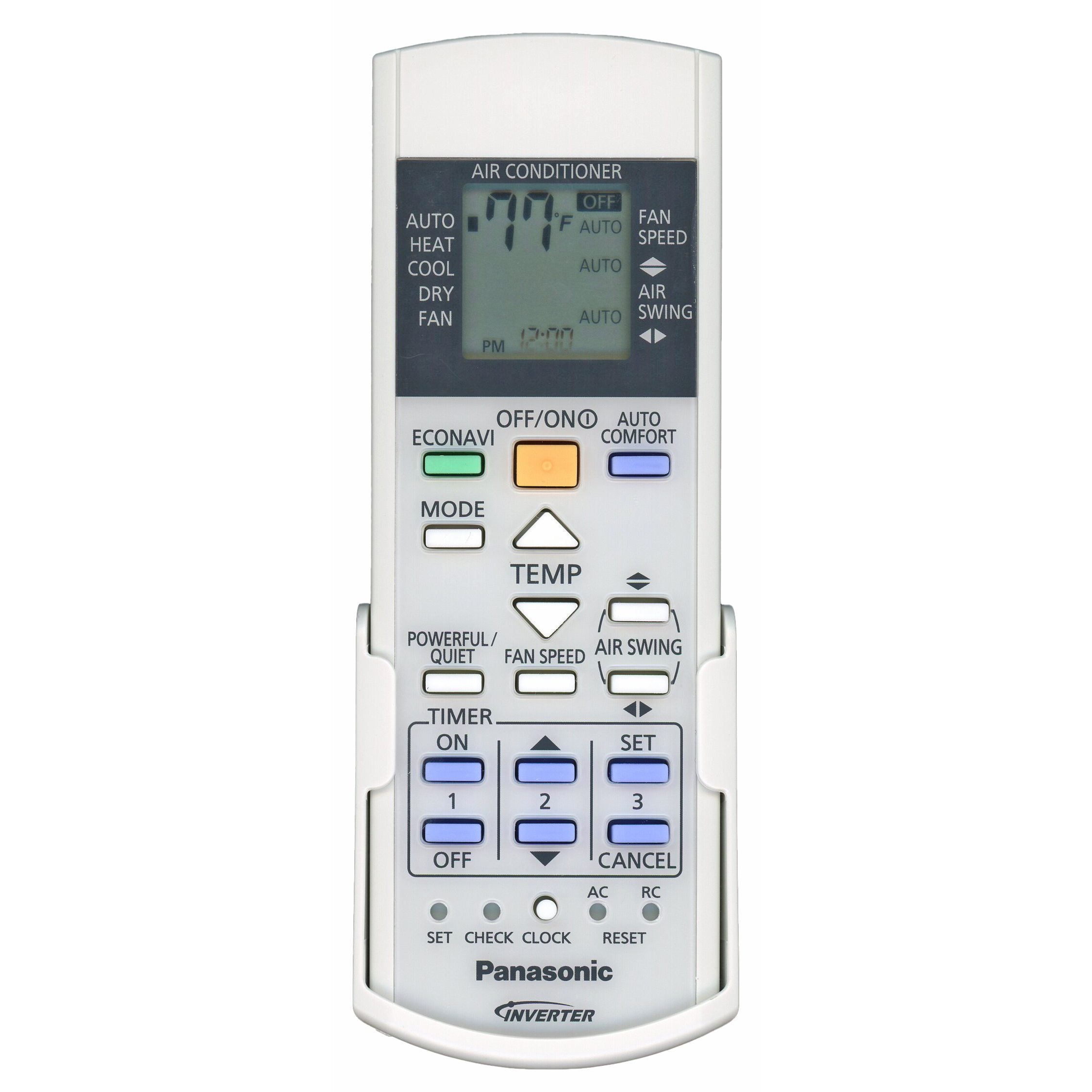 Panasonic A75C4569 con control remoto para aire acondicionado de montaje en pared