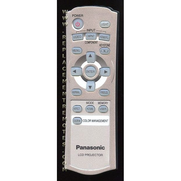 Panasonic N2QAEA000025 Projector Remote Control