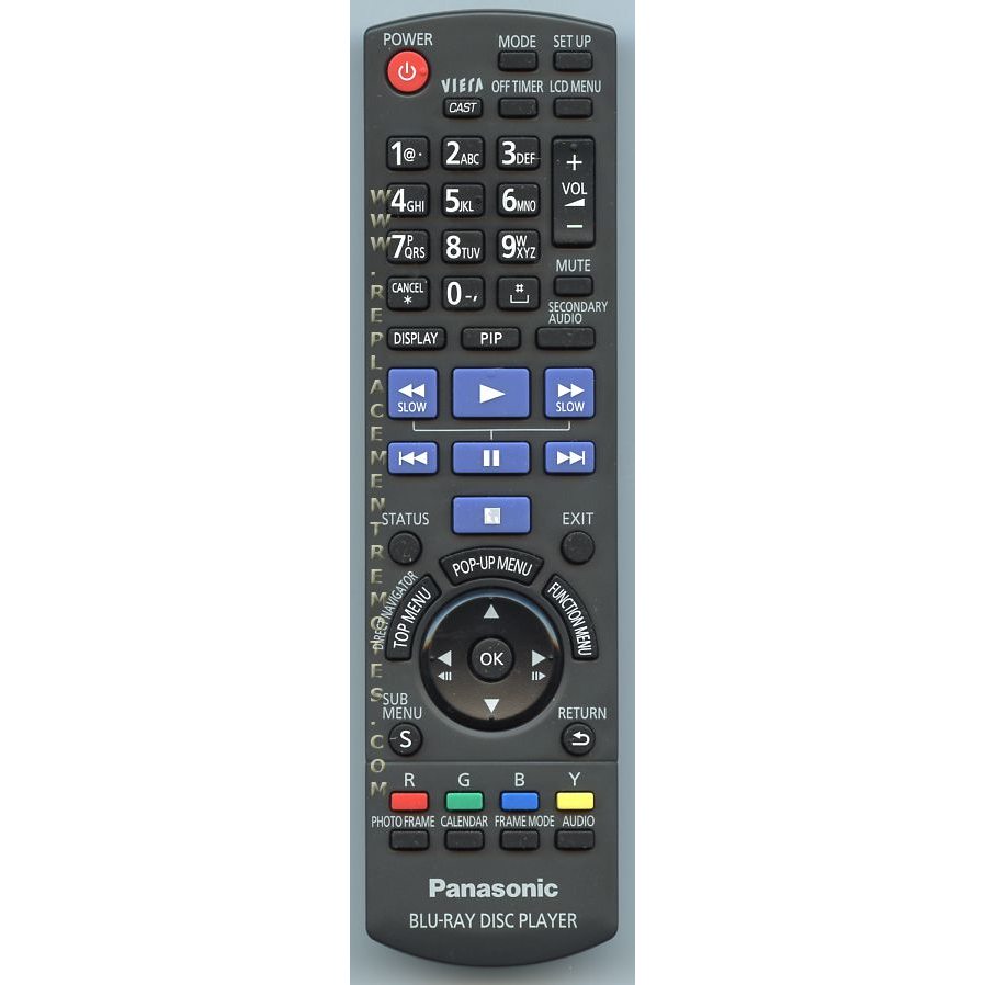 Control remoto para TV/DVD Panasonic N2QAKB000086