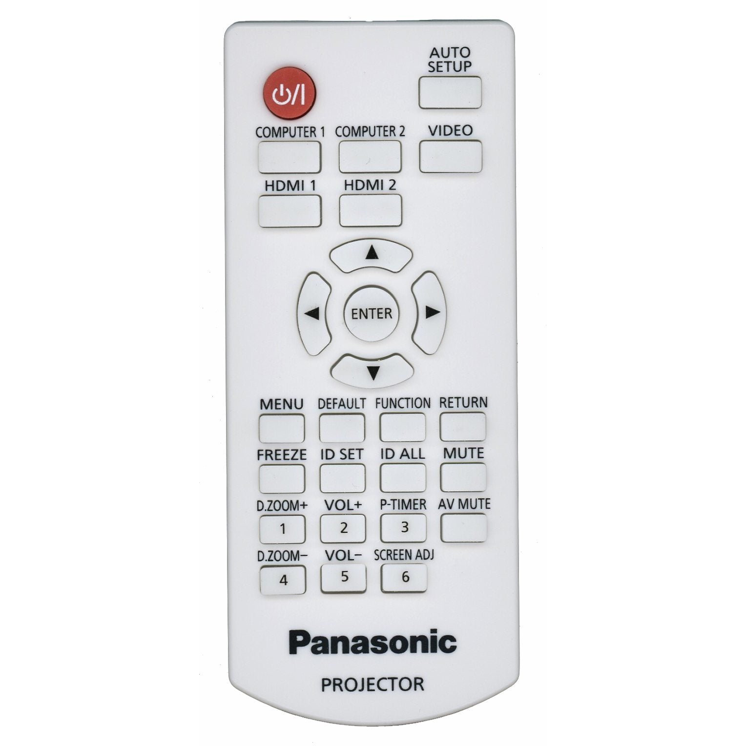 Control remoto para proyector Panasonic N2QAYA000088