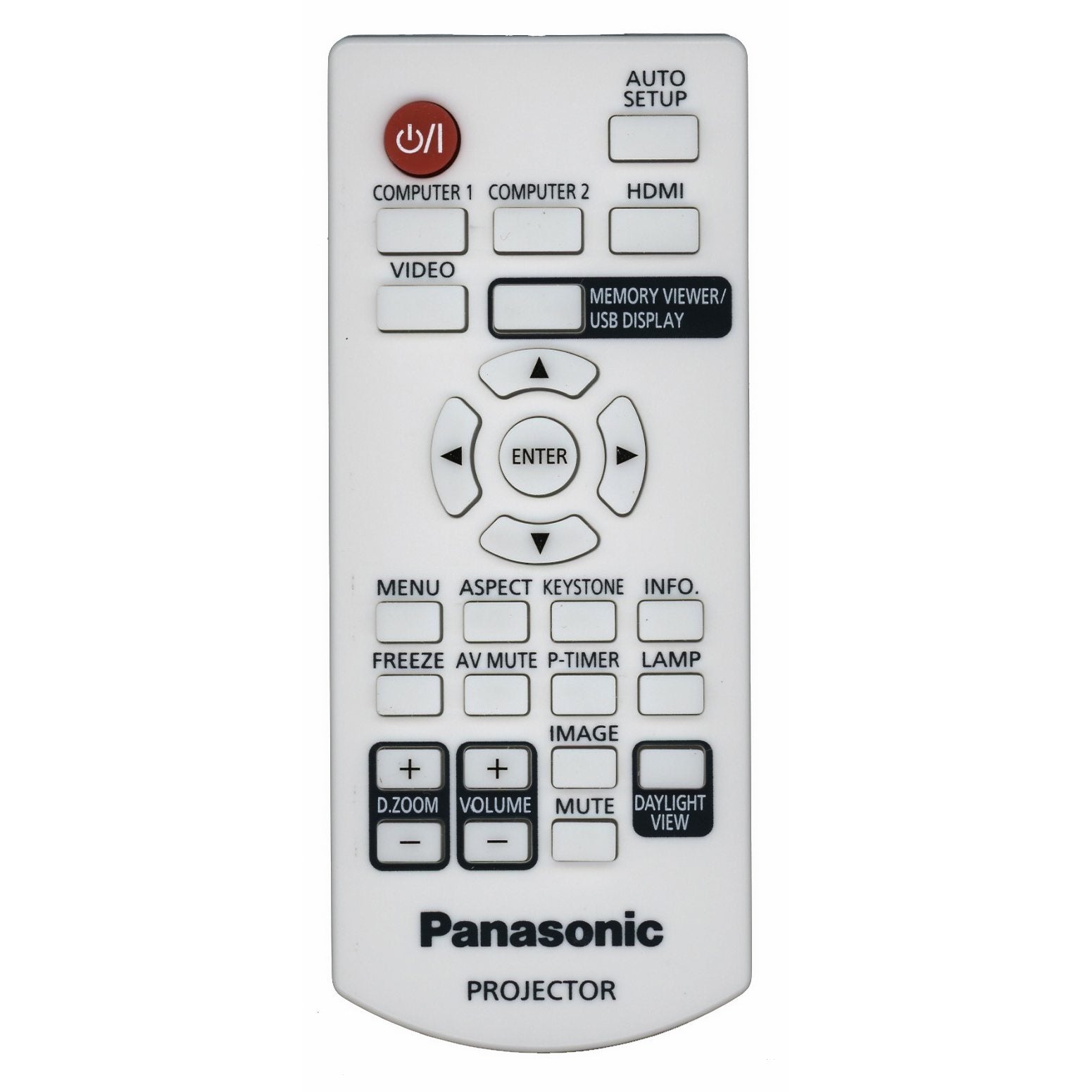 Control remoto para proyector Panasonic N2QAYA000110
