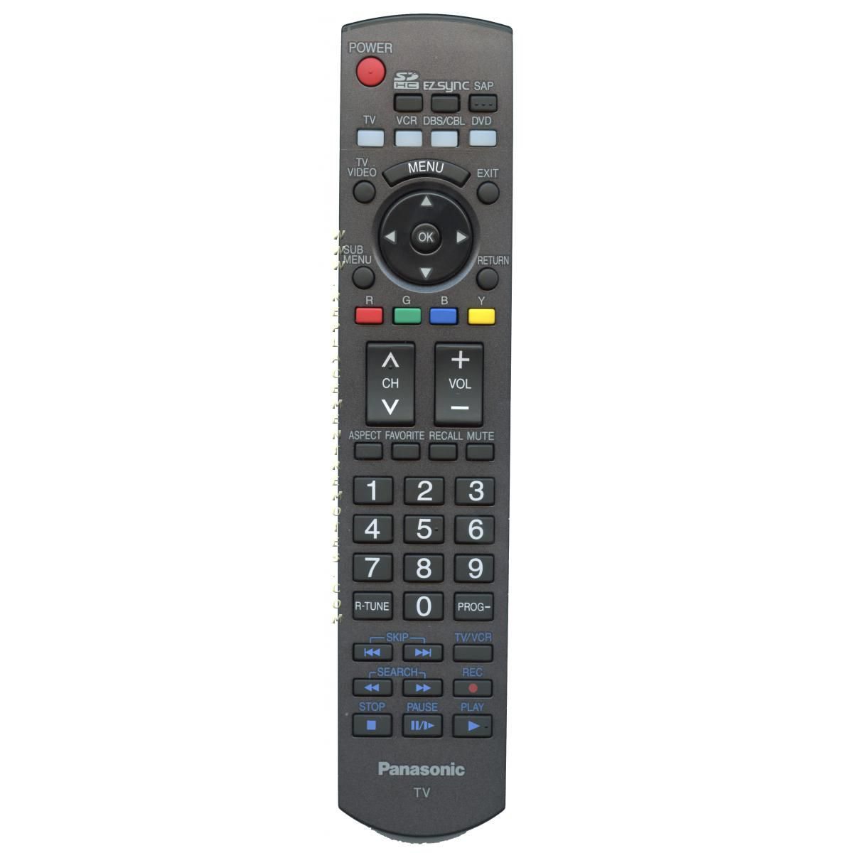 Panasonic N2QAYB000100 TV Remote Control