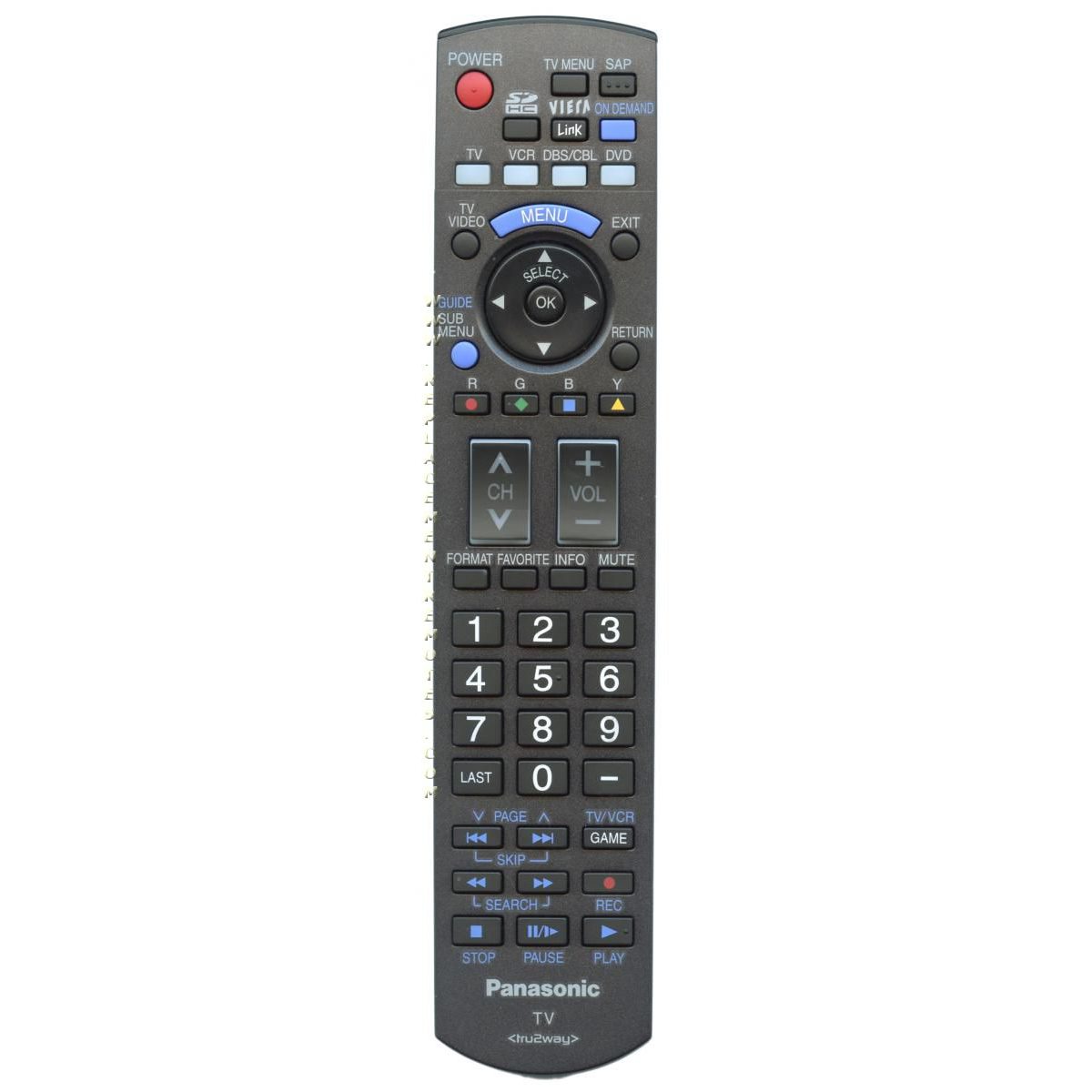 Panasonic N2QAYB000294 TV Remote Control