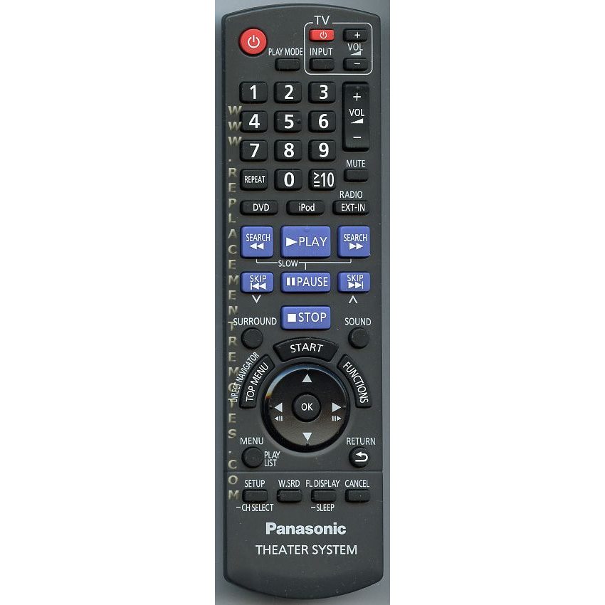 Control remoto para cine en casa Panasonic N2QAYB000360