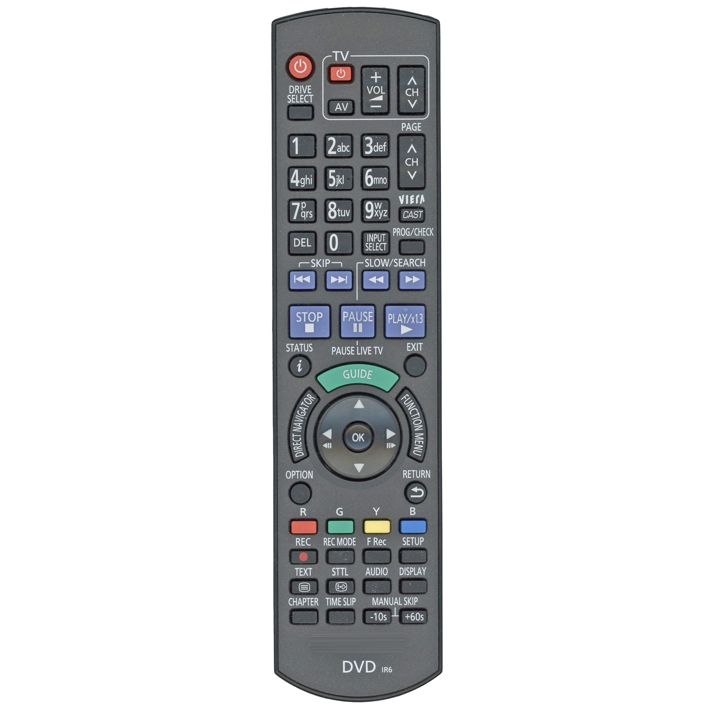 Panasonic N2QAYB000479 Blu-ray Remote Control