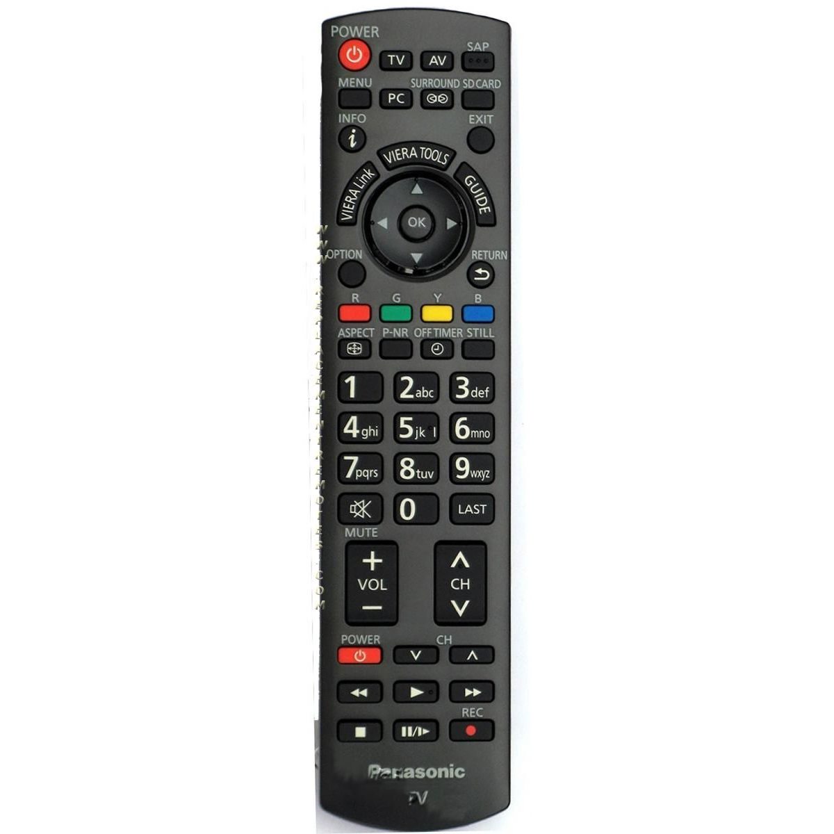 Télécommande pour téléviseur Panasonic N2QAYB000622